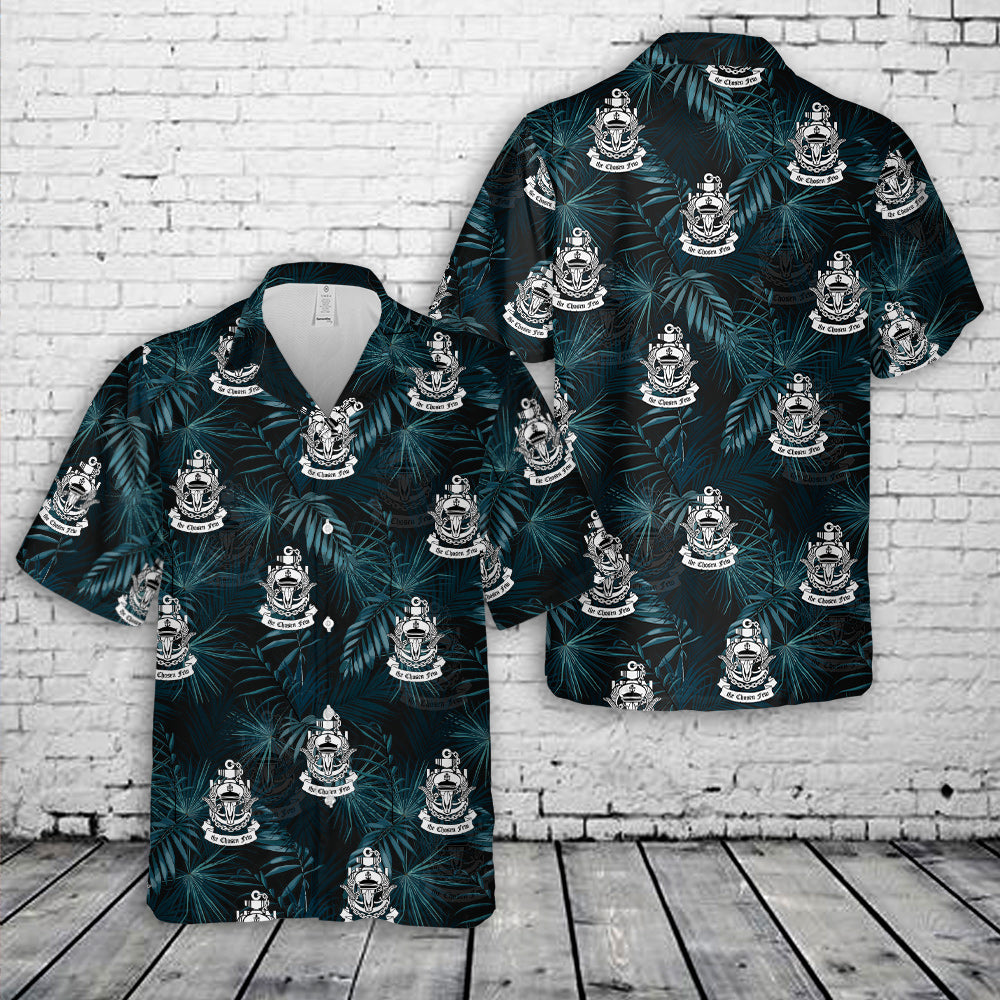 US Navy Chief chosen few goat skull anchor Hawaiian Shirt