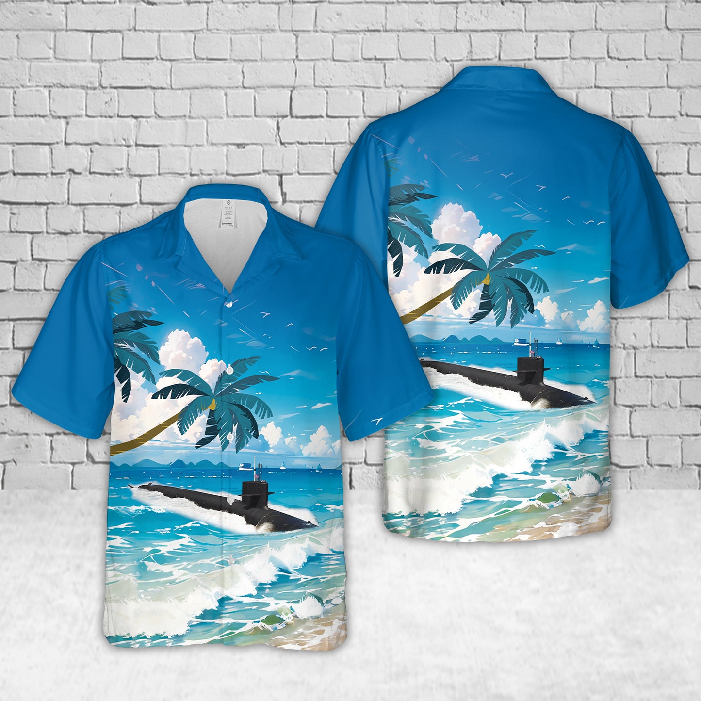 US Navy Columbia-class submarine Hawaiian Shirt