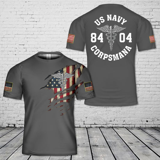 US Navy Corpsman 8404 3D T-Shirt