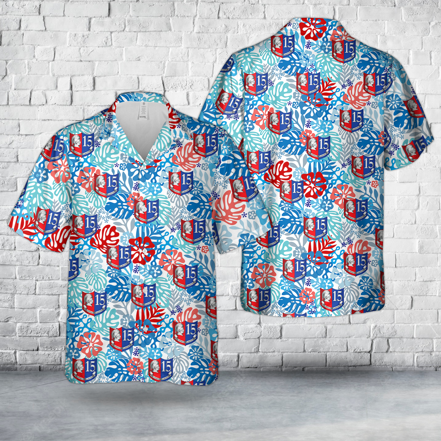 US Navy Destroyer Squadron 15 Hawaiian Shirt