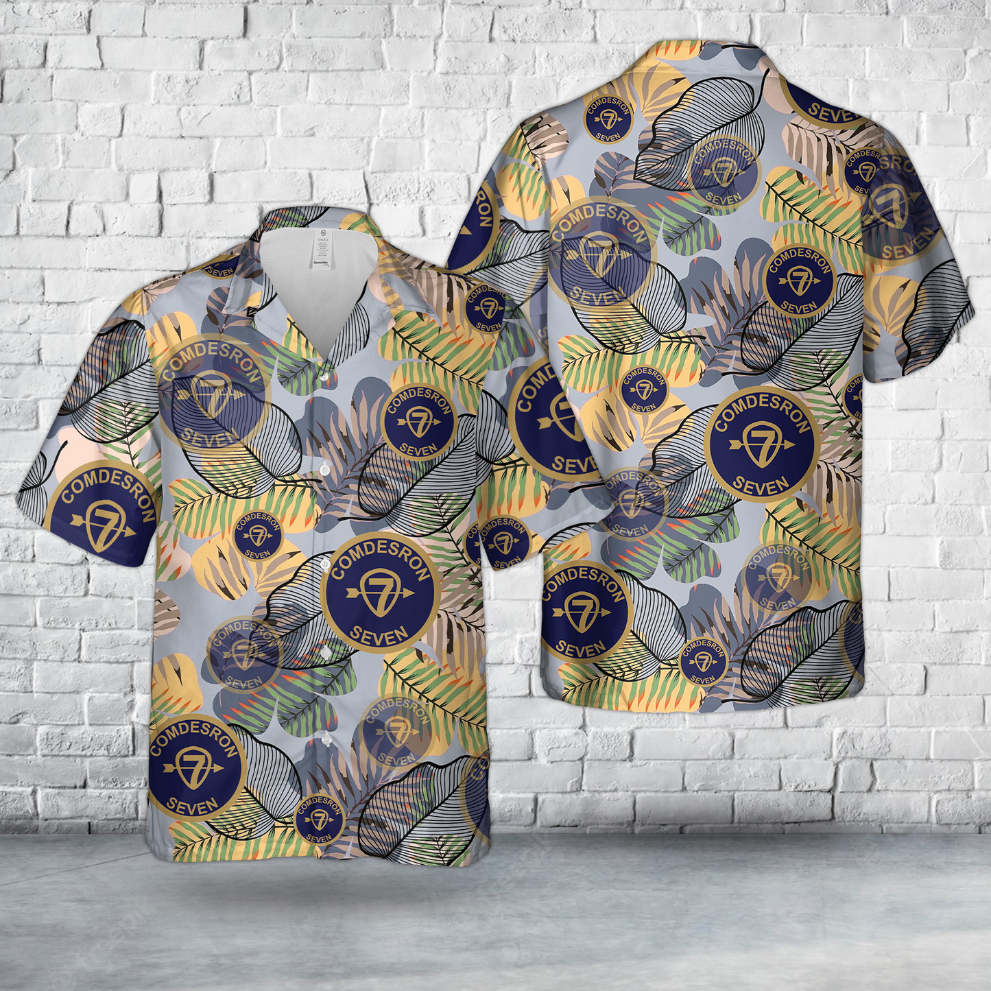 US Navy Destroyer Squadron 7 (DesRon 7) Hawaiian Shirt