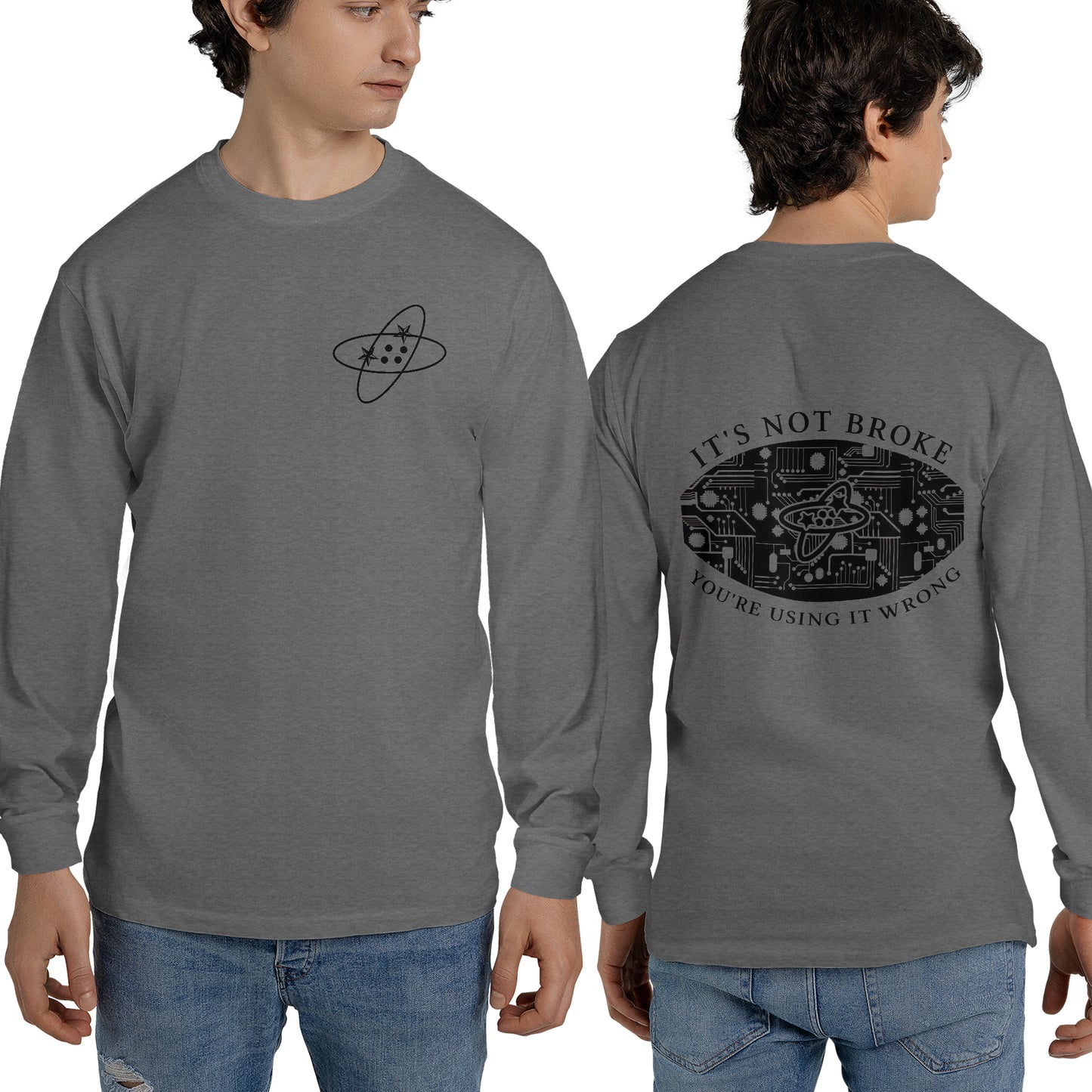 US Navy Electronics Technicians Long Sleeve T-Shirt Gildan 5400 (Made in US)