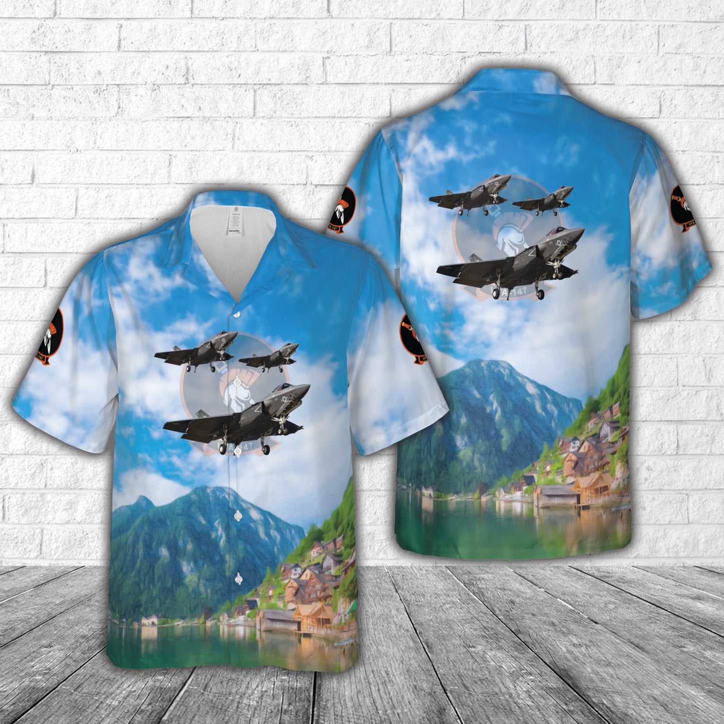 US Navy F-35C Lightning II (VFA-147 CVW-2) VFA-147 Argonauts Hawaiian Shirt
