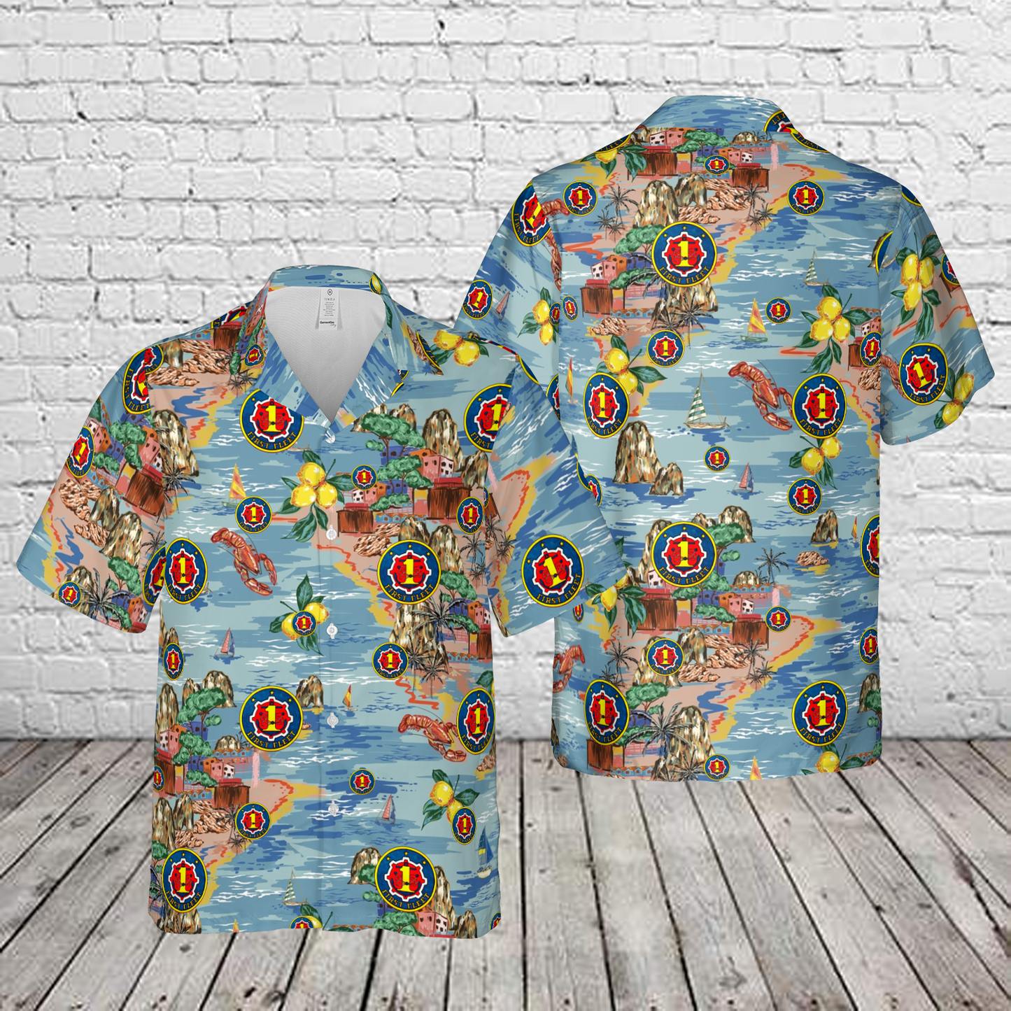 US Navy First Fleet Hawaiian Shirt