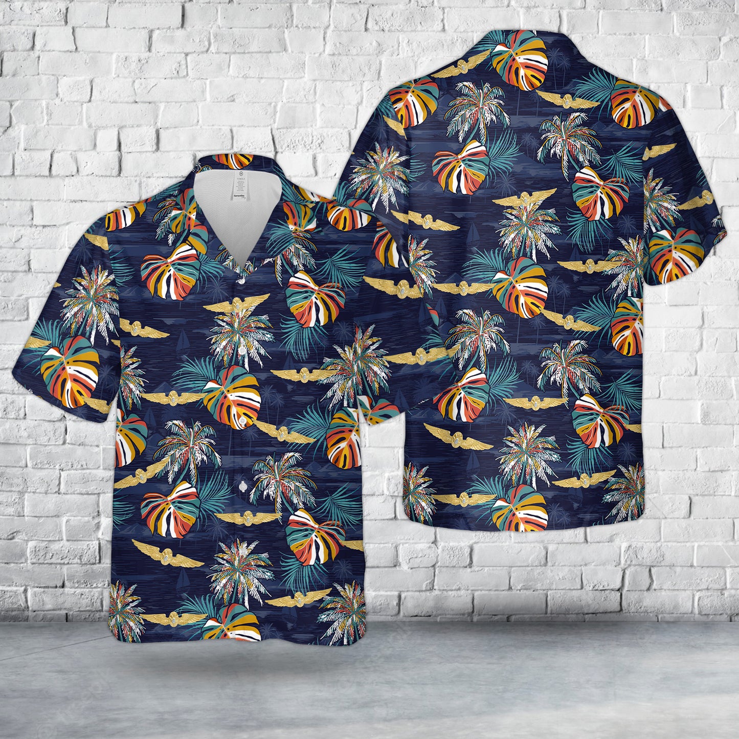 US Navy Flight Surgeon Badge Hawaiian Shirt