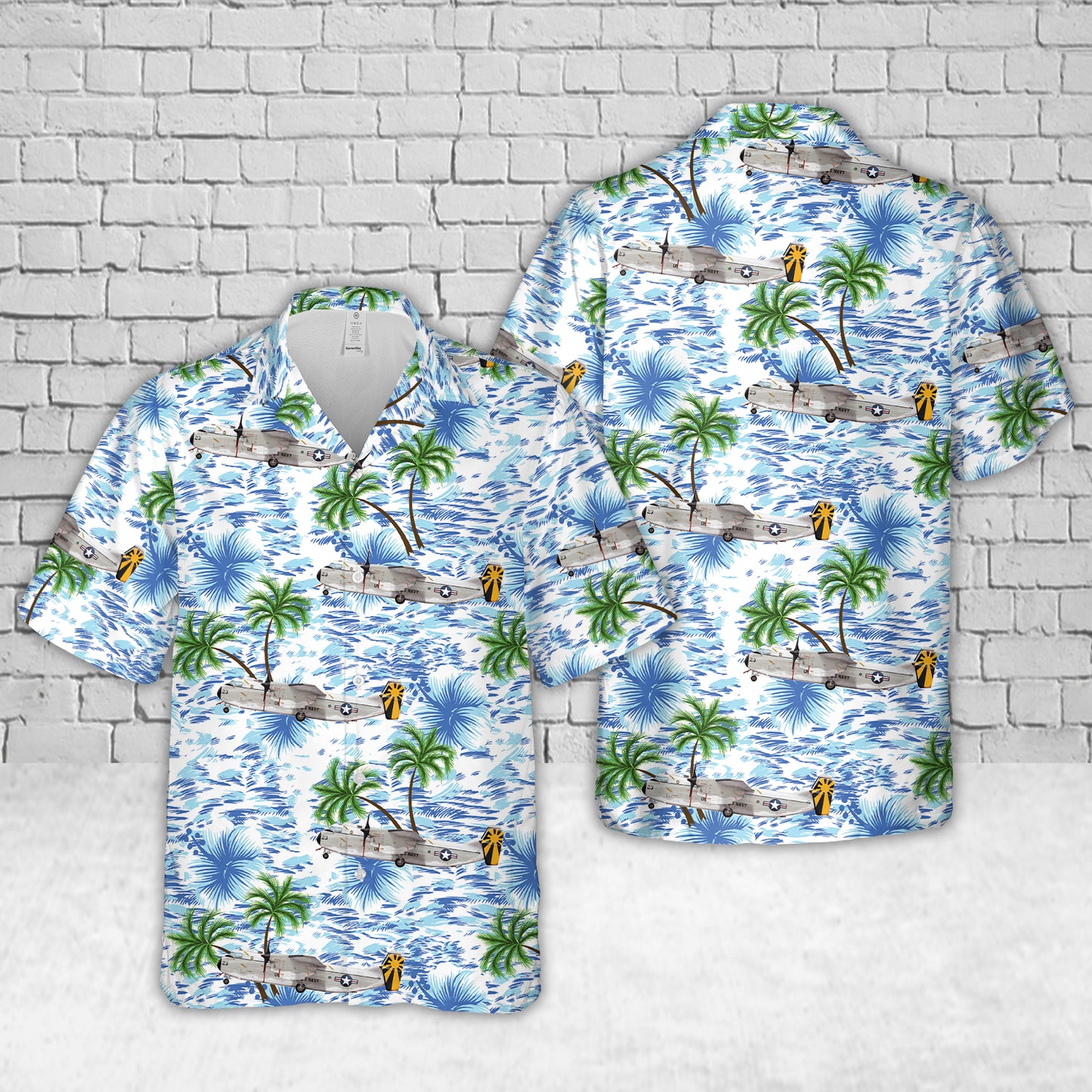 US Navy Grumman C-2A Greyhound VRC-30 Hawaiian Shirt