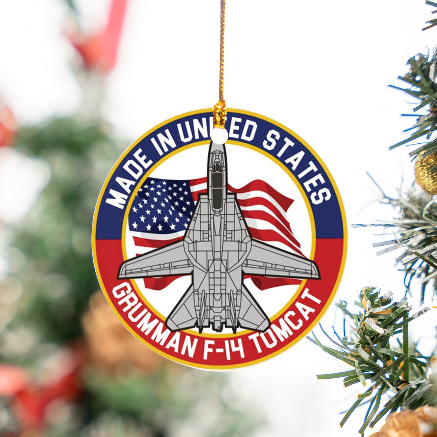 US Navy Grumman F-14 Tomcat Ceramic Ornament