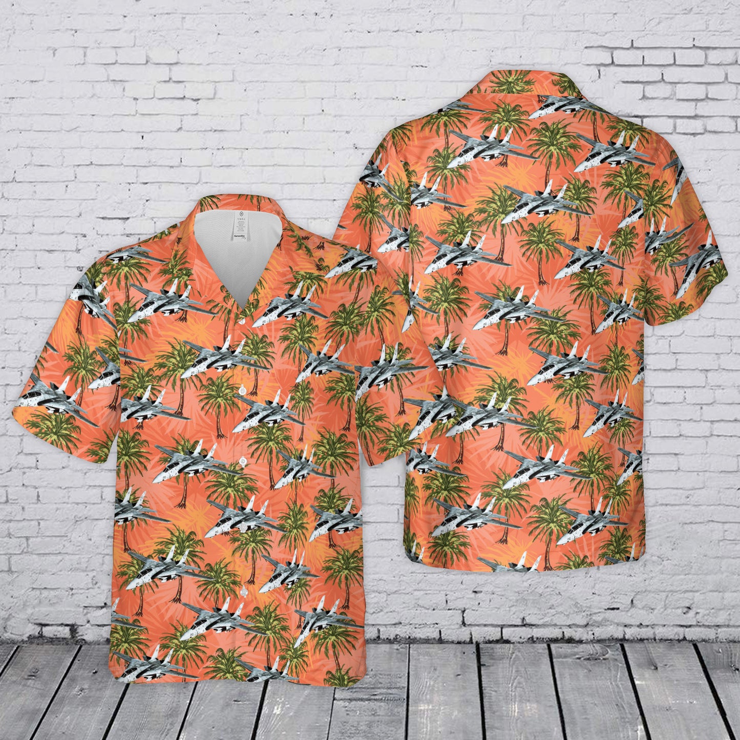 US Navy Grumman F-14 Tomcat Hawaiian Shirt