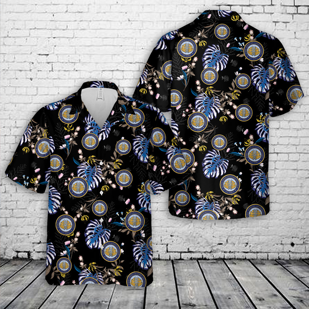 US Navy Judge Advocate General's Corps Hawaiian Shirt