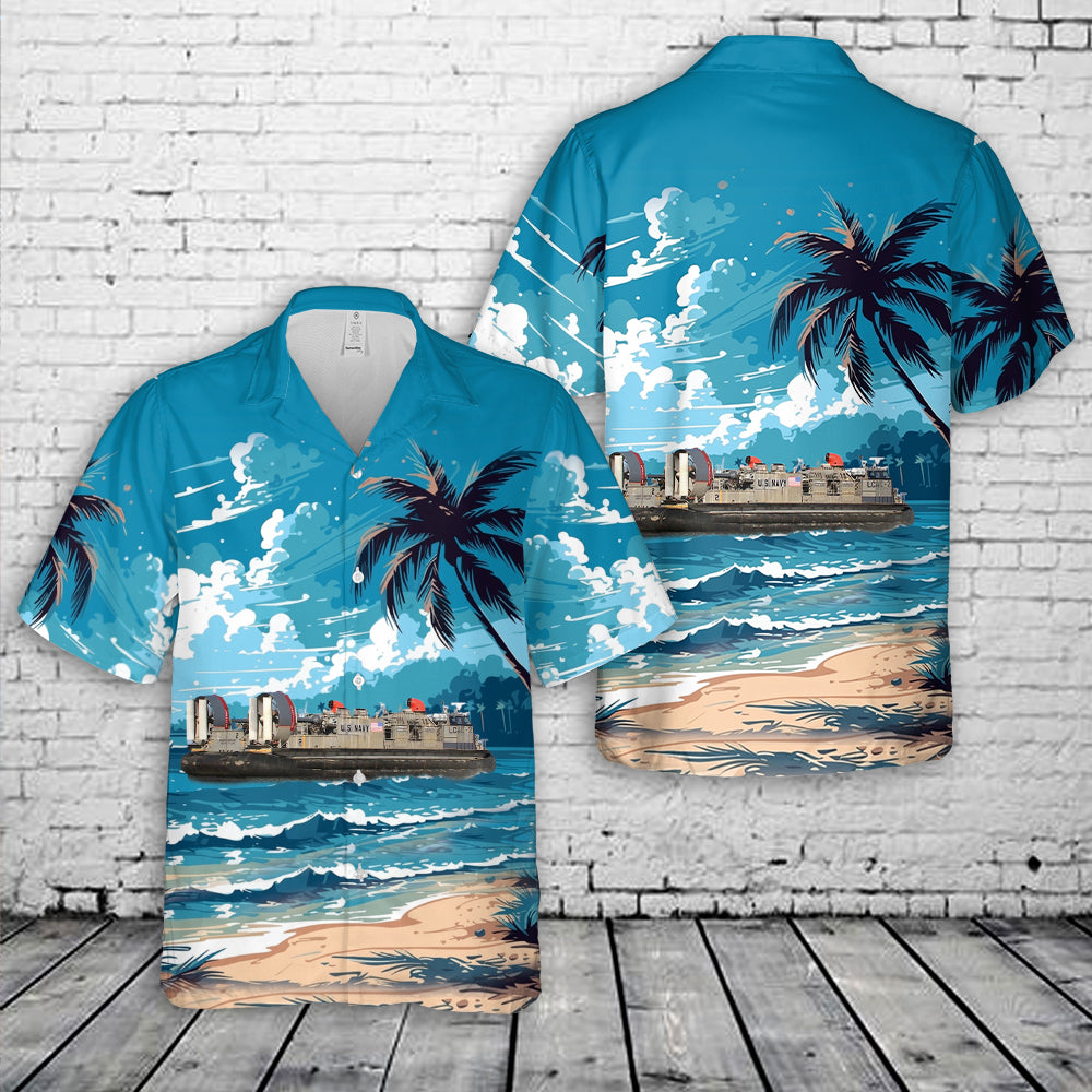 US Navy Landing Craft Air Cushion LCAC-2 Hawaiian Shirt