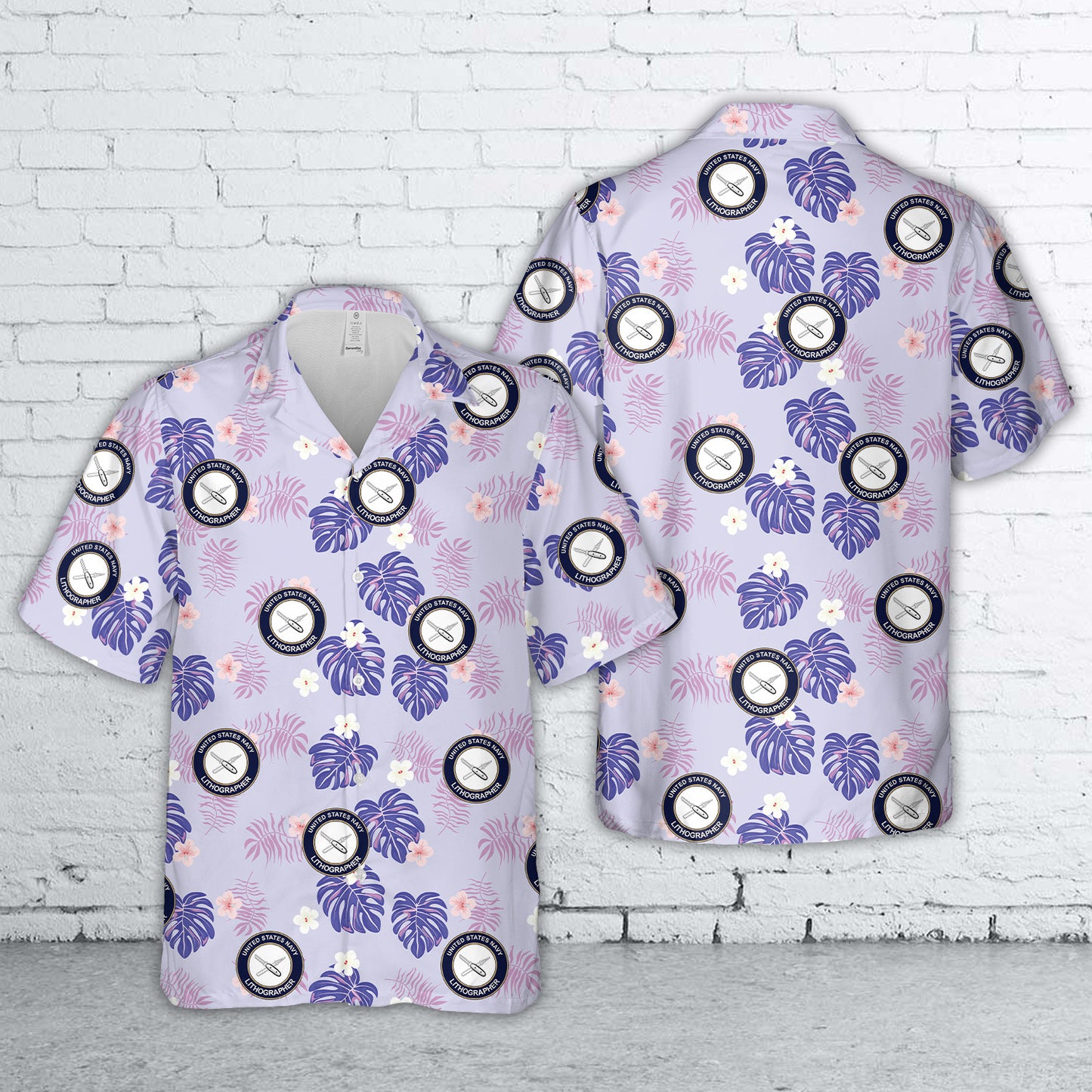 US Navy Lithographer LI Hawaiian Shirt