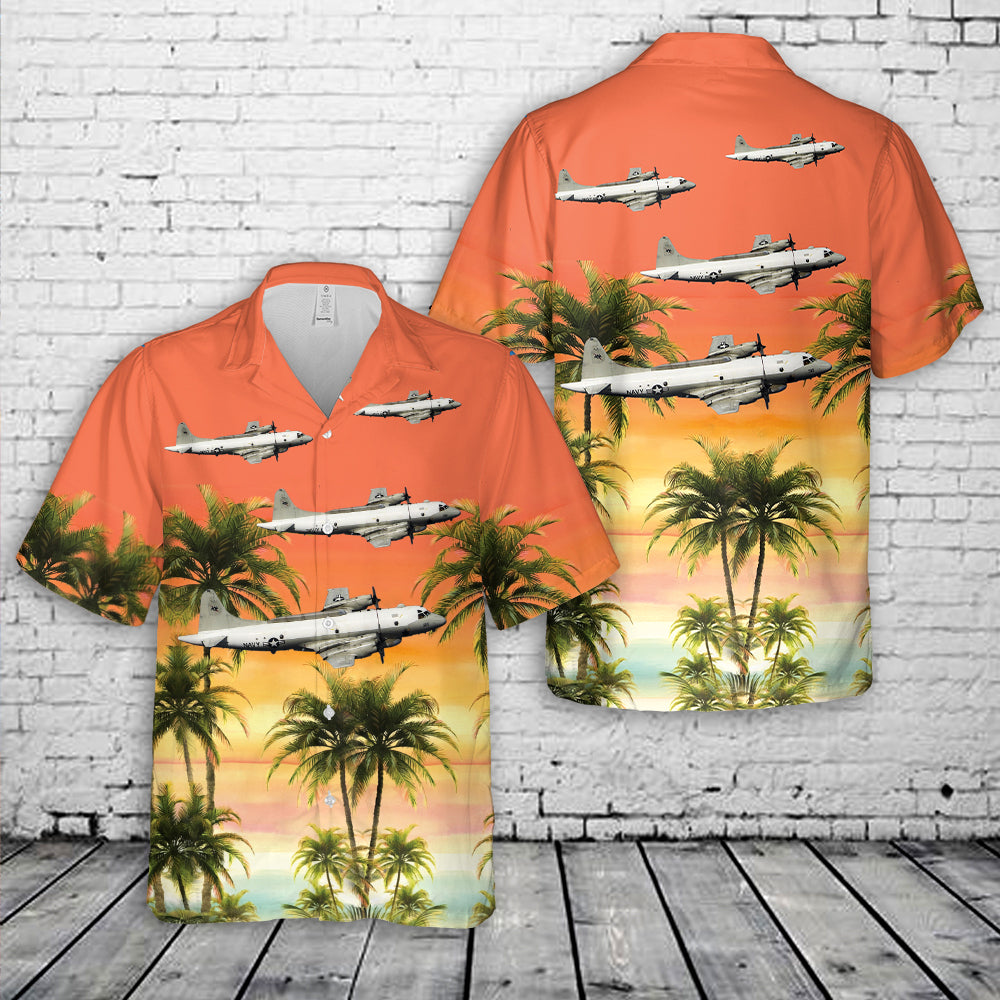 US Navy Lockheed EP-3E Aries II of VQ-1 Hawaiian Shirt