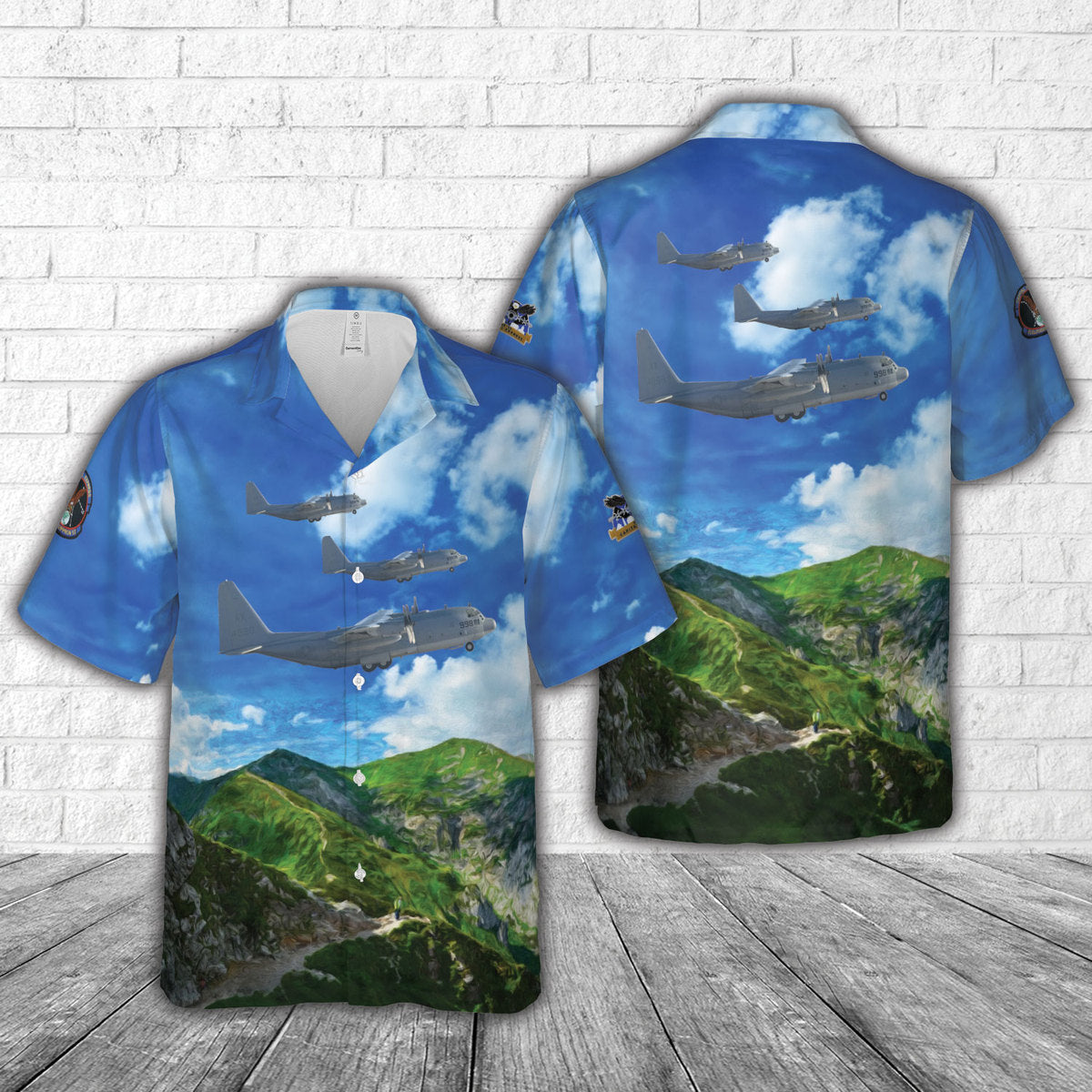 US Navy Lockheed KC-130T Hercules - VR-53 'Capital Express' Hawaiian Shirt