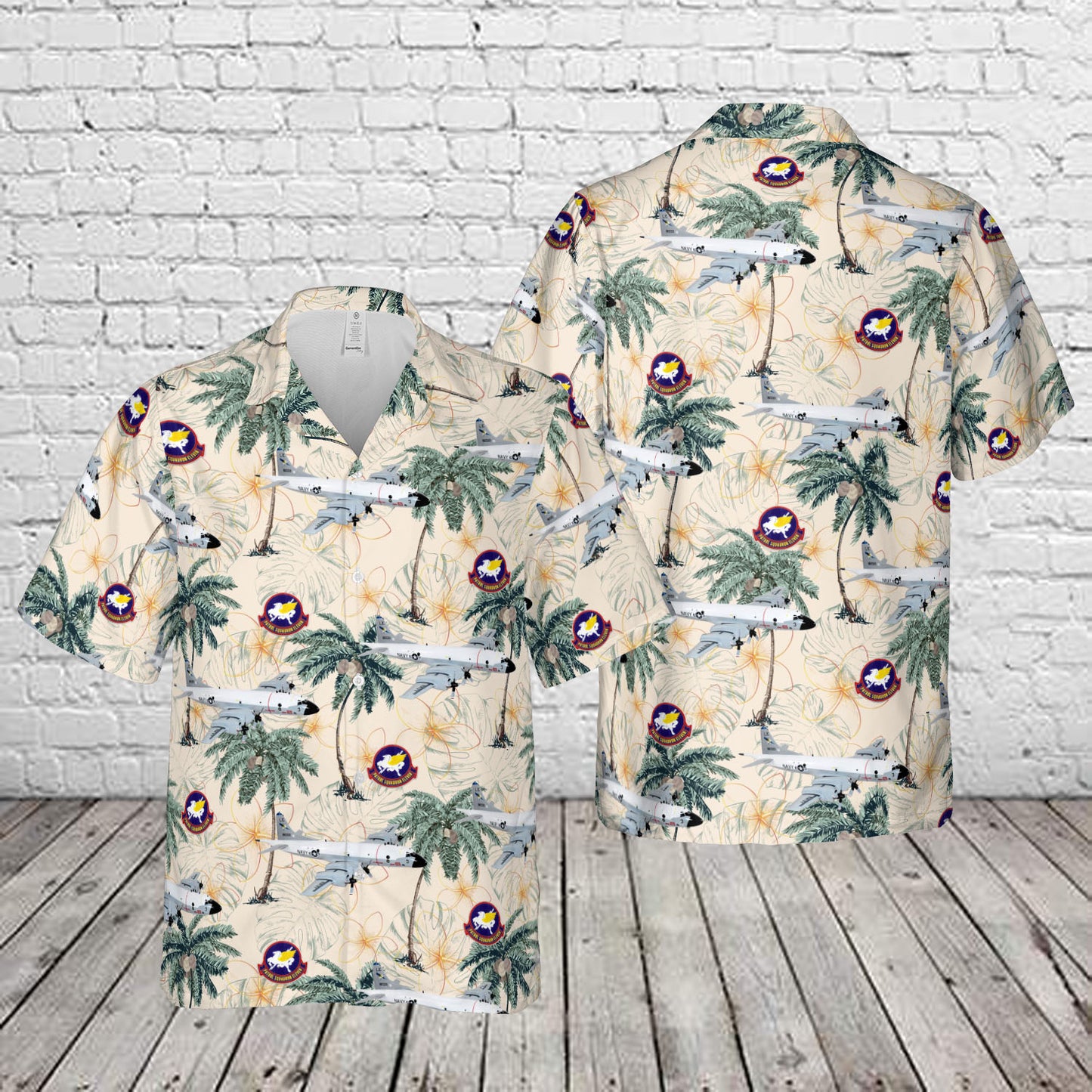 US Navy Lockheed Martin P-3C Orion, VP-11 Proud Pegasus 161333 Hawaiian Shirt