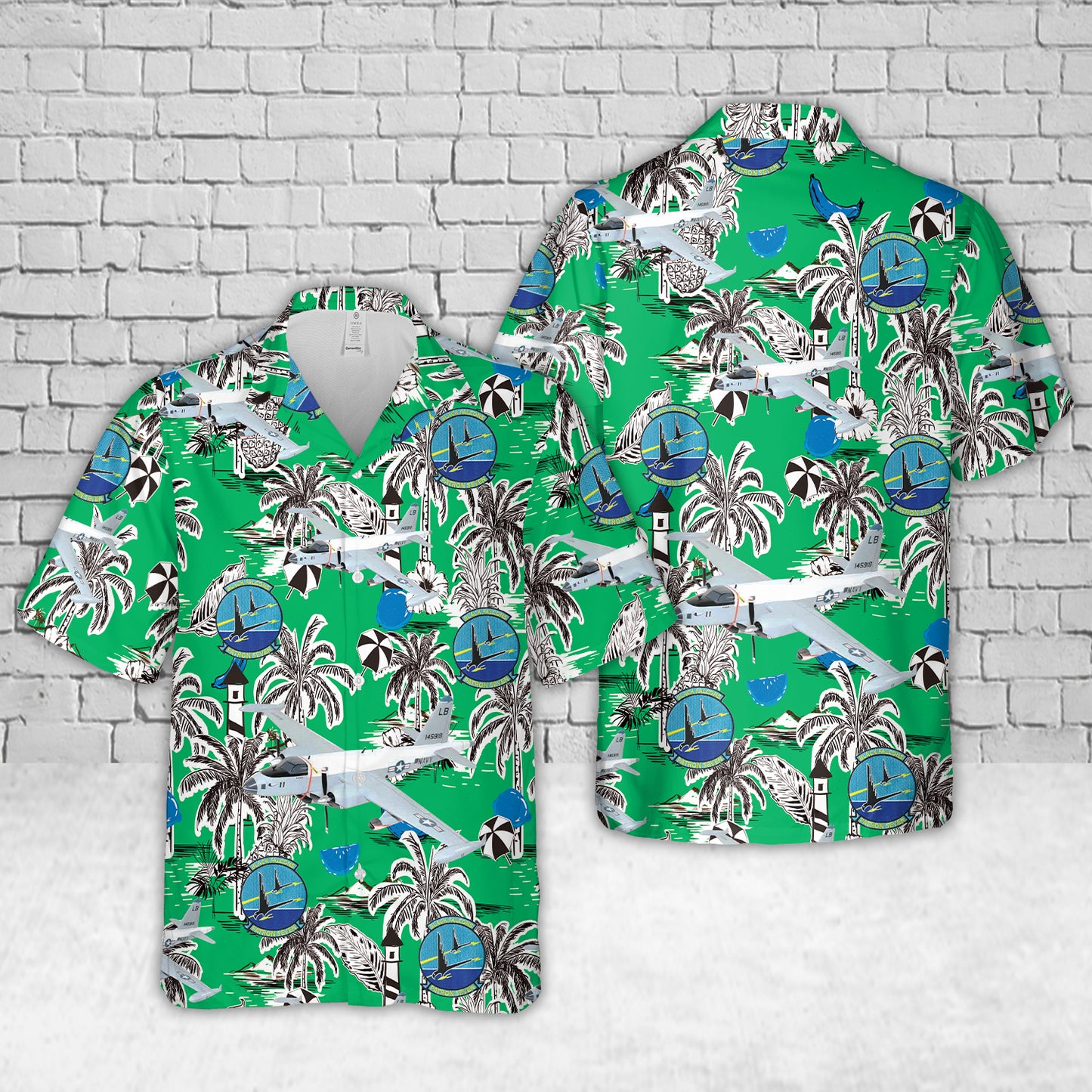 US Navy Lockheed Martin SP2H VP-7 Black Falcon 1968 Hawaiian Shirt