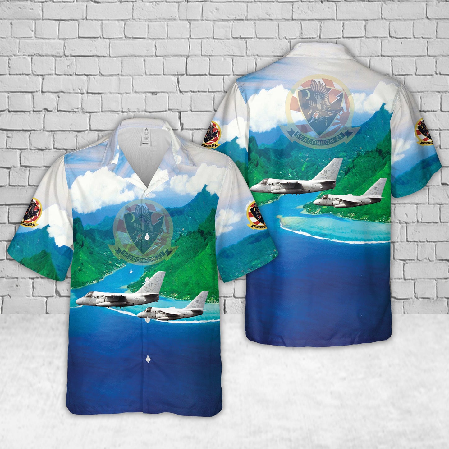 US Navy Lockheed S-3B Viking Of VS-21 Hawaiian Shirt