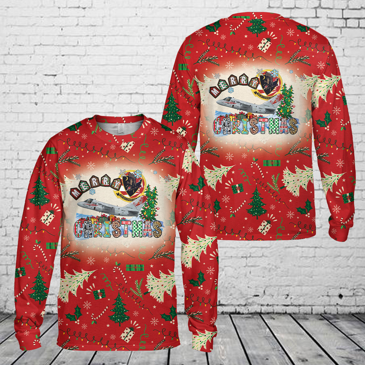 S-3B Viking "Fighting Redtails" Last Cruise 2004 Christmas Shirt