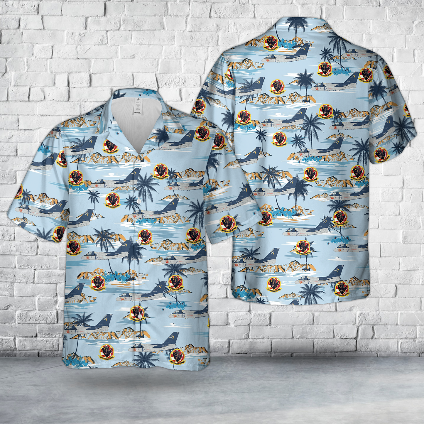 US Navy Lockheed S-3B Viking VS-21 “Red Tails” Hawaiian Shirt