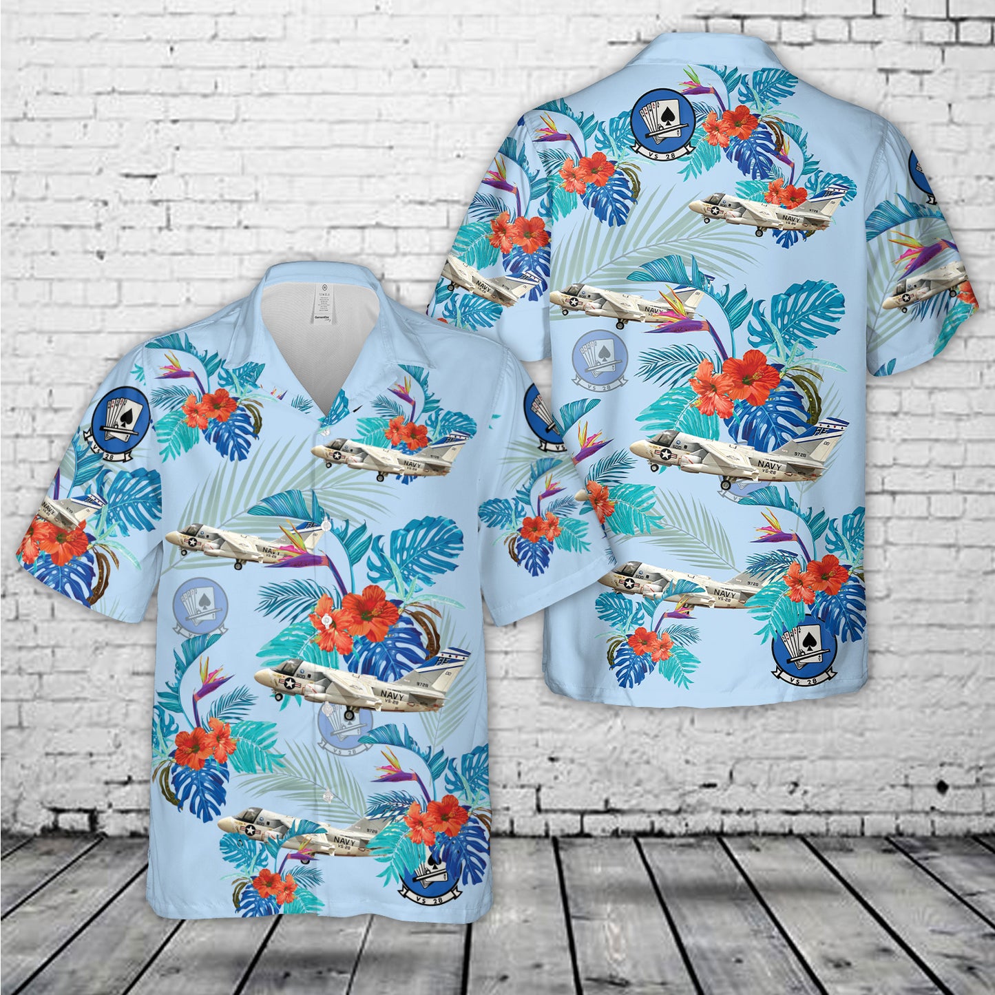 US Navy Lockheed S-3 Viking Of VS-28 Hawaiian Shirt