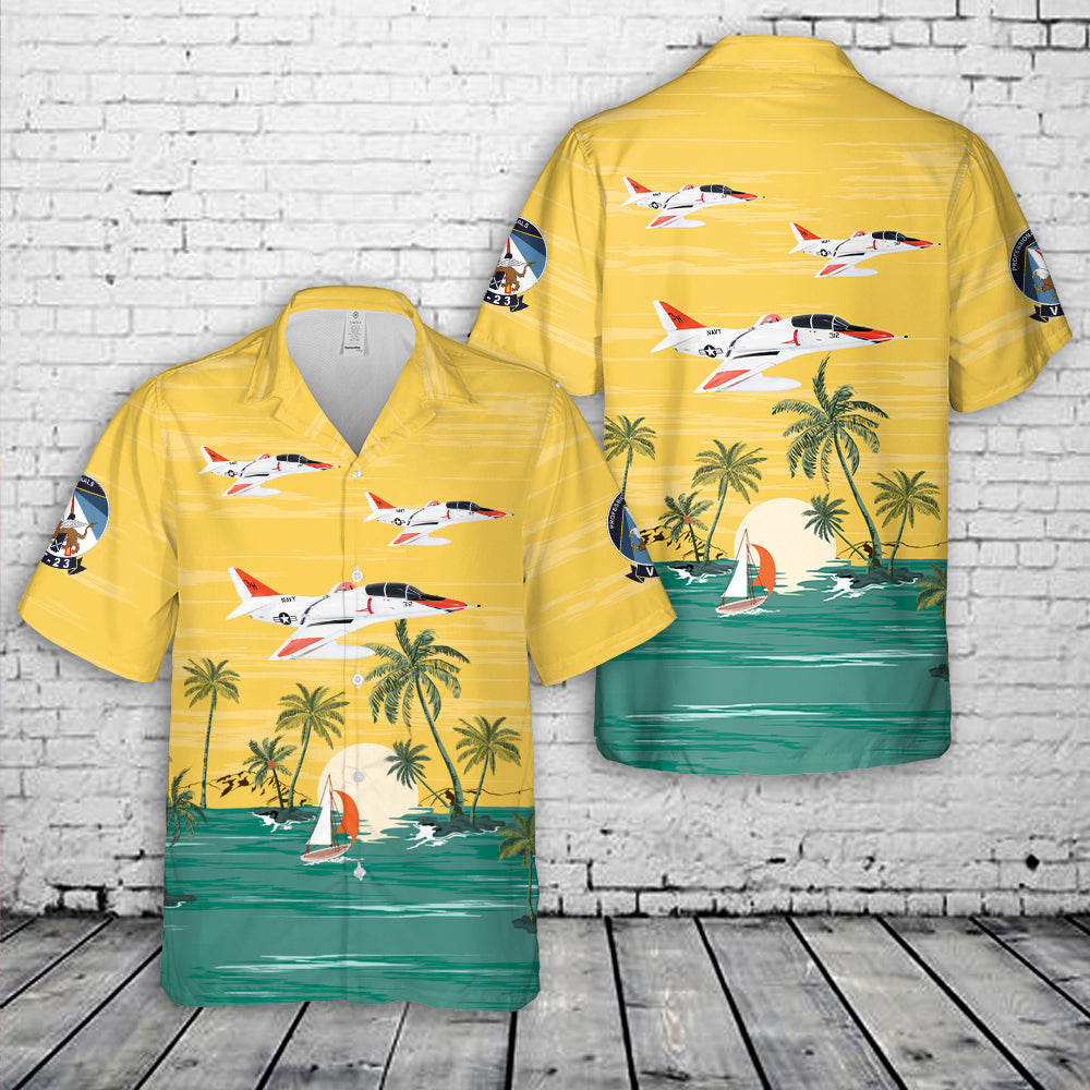 US Navy McDonnell Douglas TA-4J Skyhawk VT-23 Professionals Hawaiian Shirt