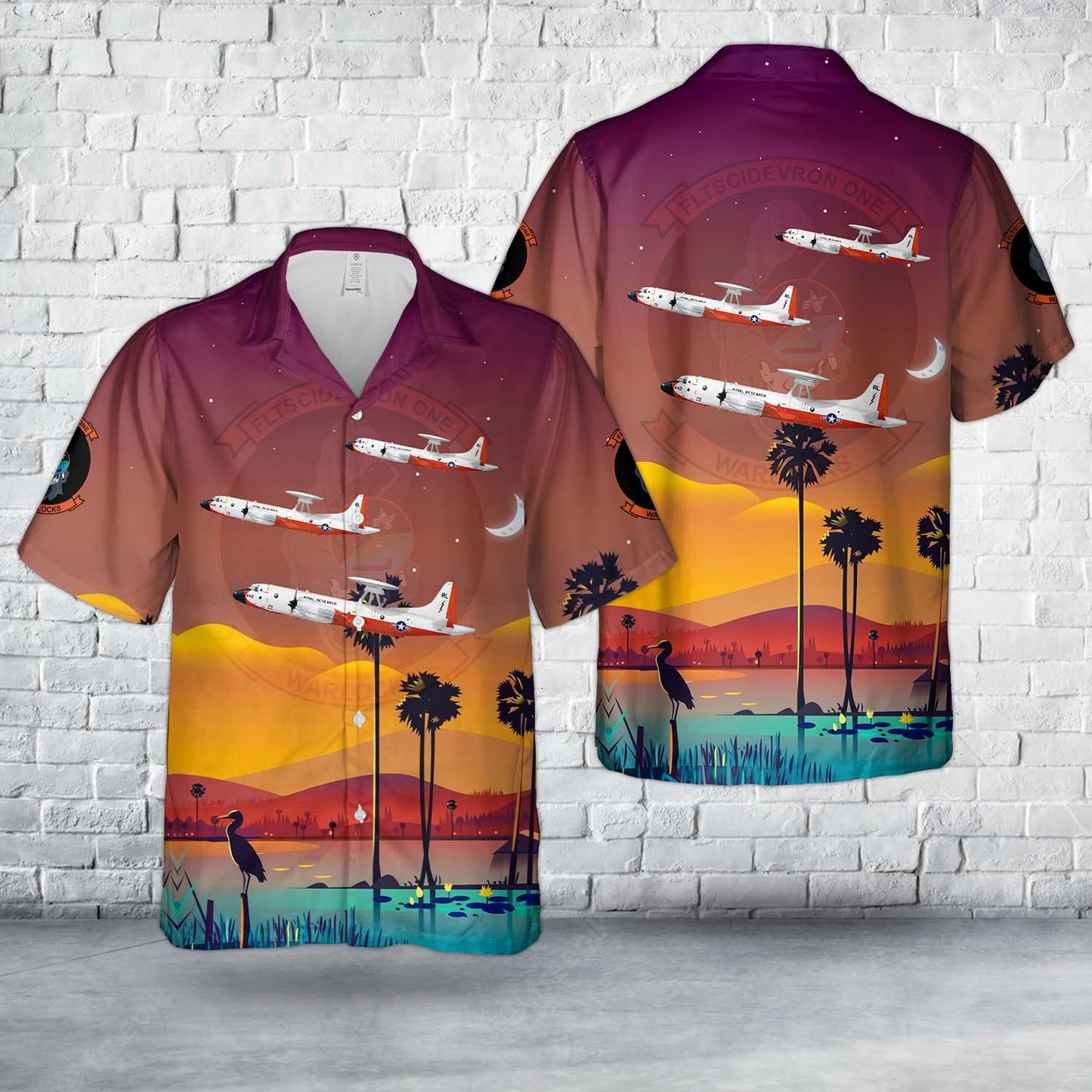 US Navy NP-3D “Orion” , Scientific Development Squadron ONE (VXS-1) Hawaiian Shirt
