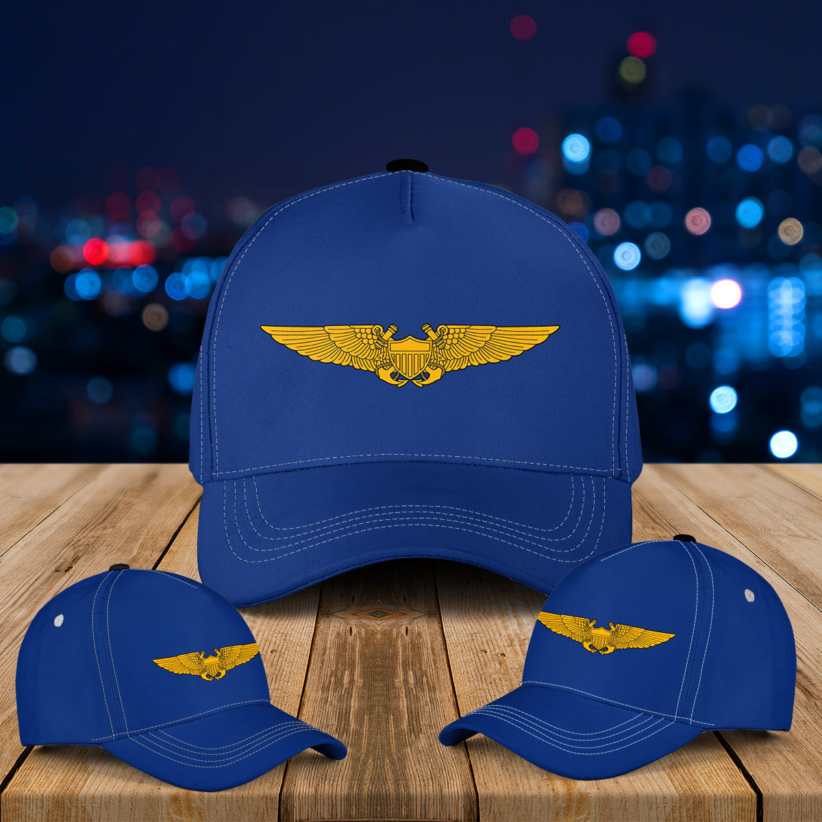US Navy Naval Flight Officer Wings Baseball Cap
