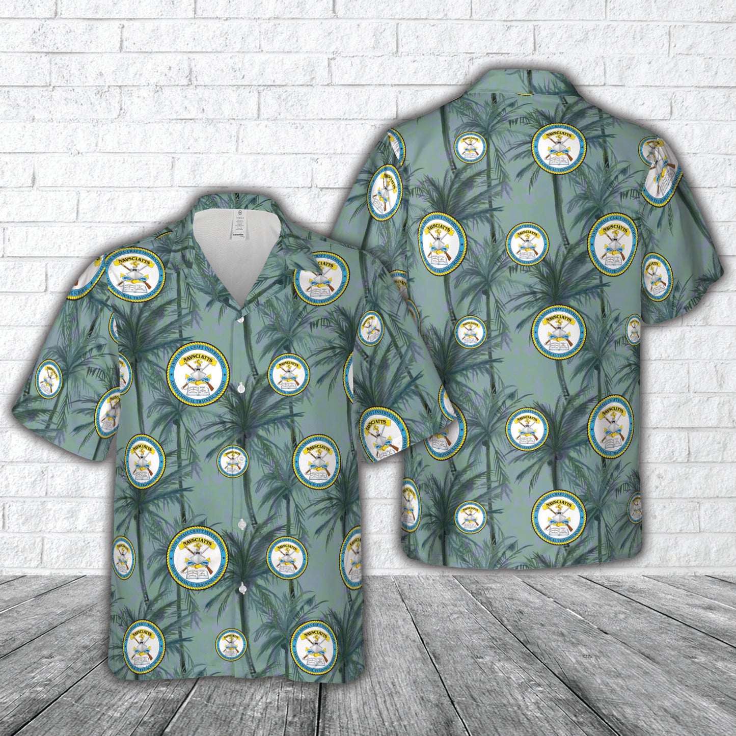 US Navy Naval Small Craft Instruction and Technical Training School (NAVSCIATTS) Hawaiian Shirt