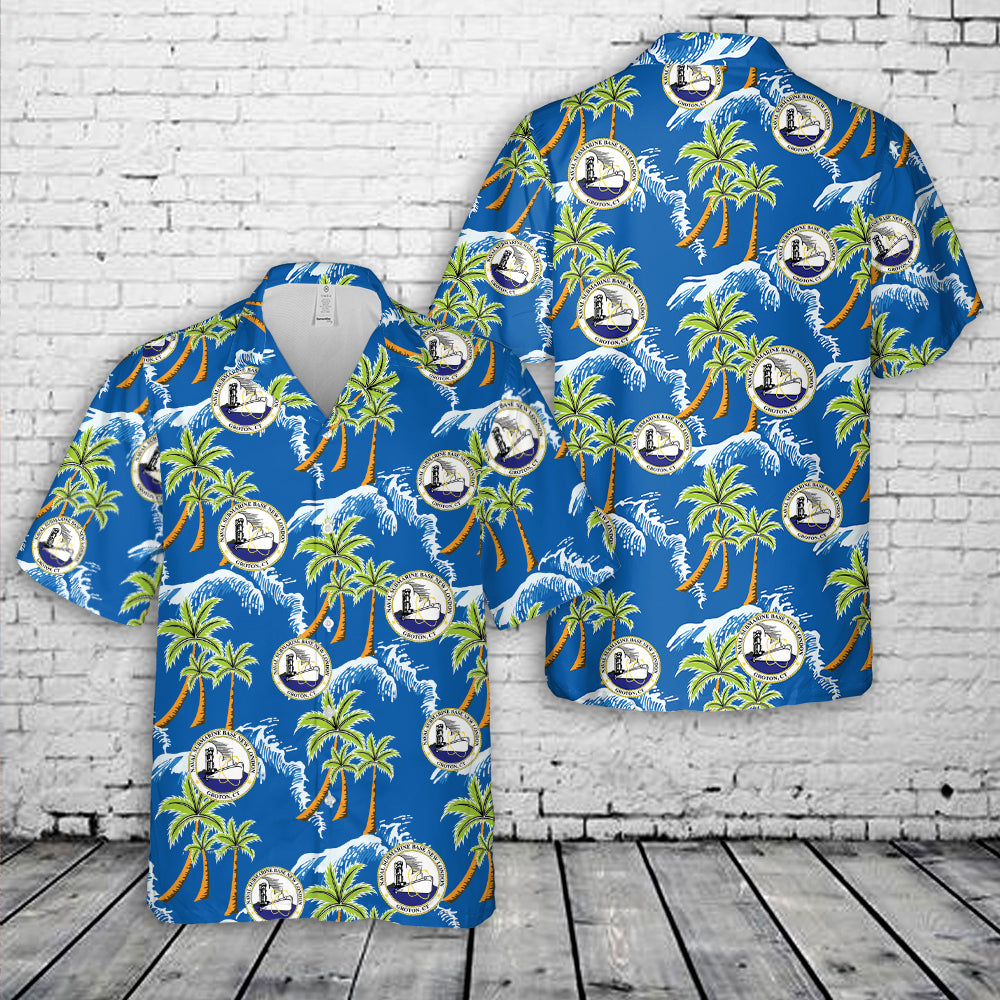 US Navy Naval Submarine Base New London Hawaiian Shirt
