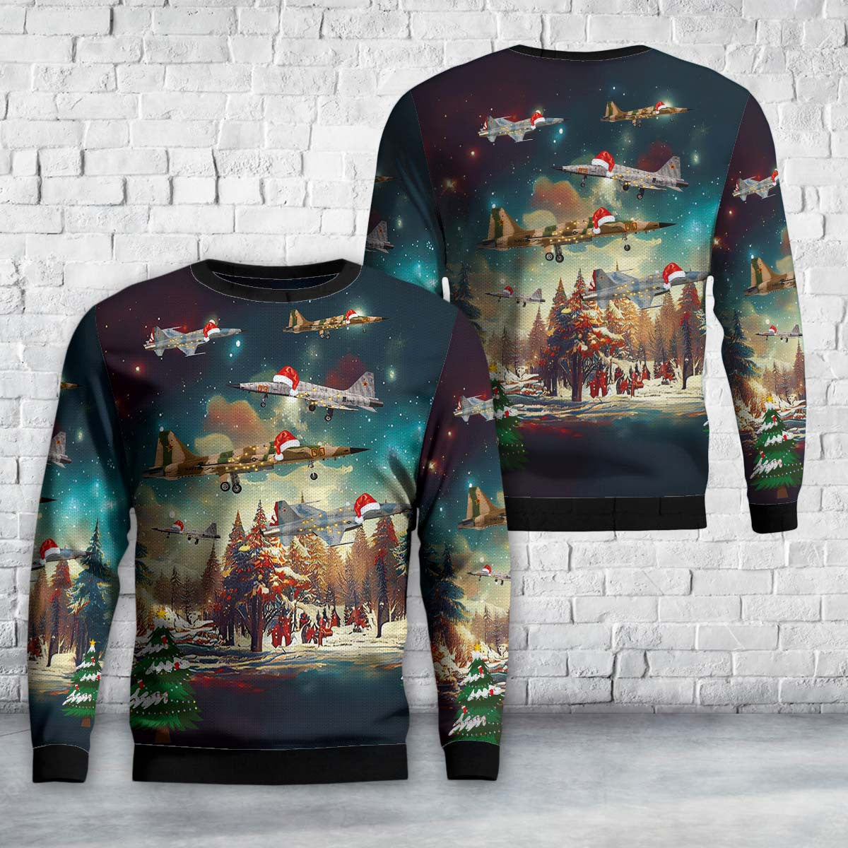 US Navy Northrop F-5N Tiger Christmas Sweater