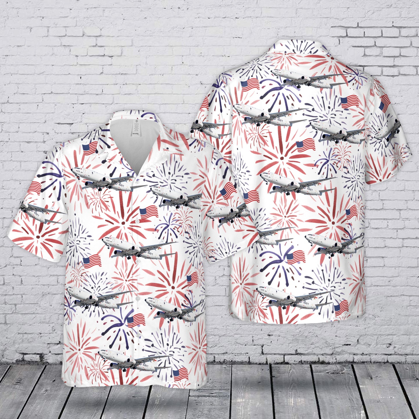 US Navy P-8 Poseidon 4th July 250th Anniversary 1776-2026 Hawaiian Shirt
