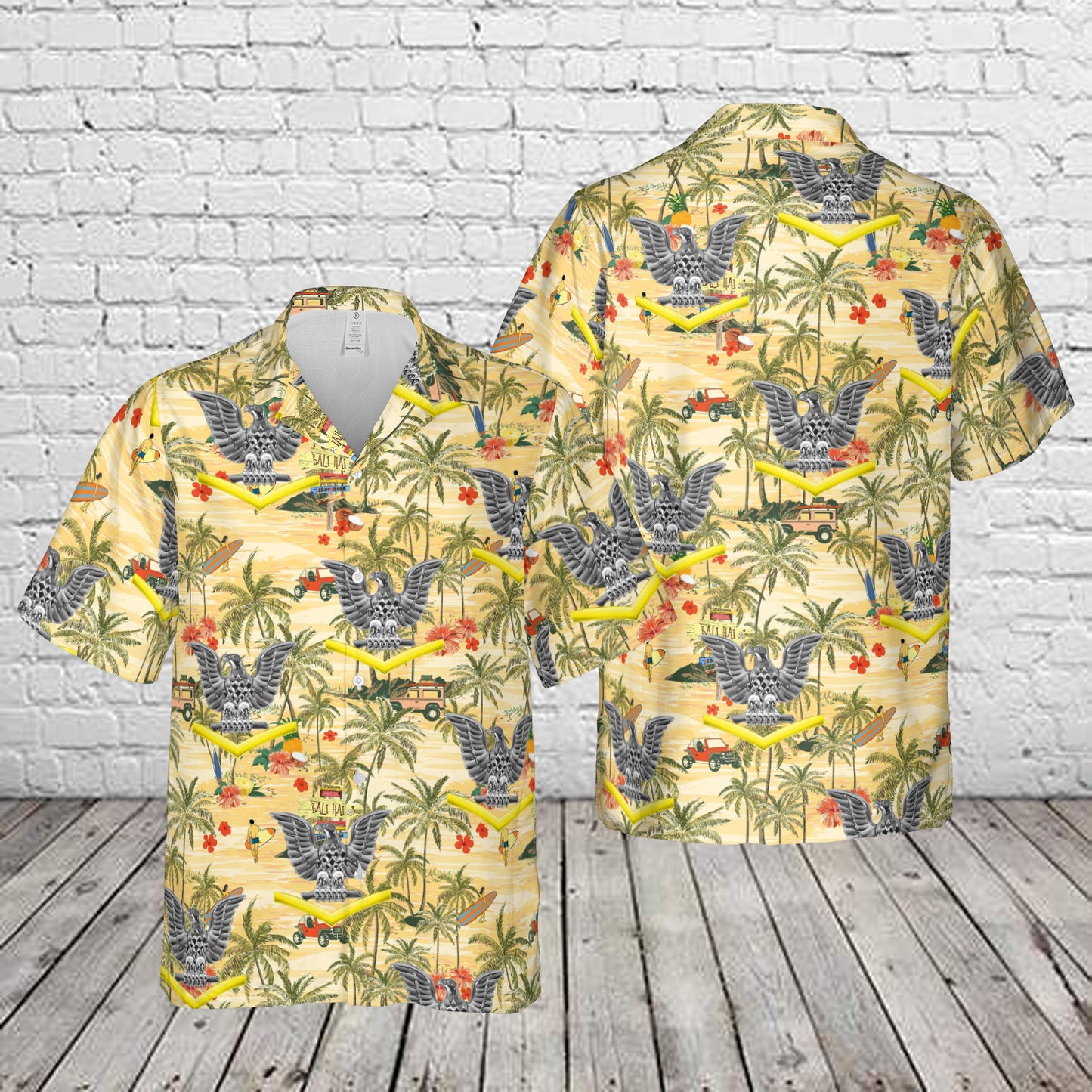 US Navy Petty officer third class E-4 Hawaiian Shirt