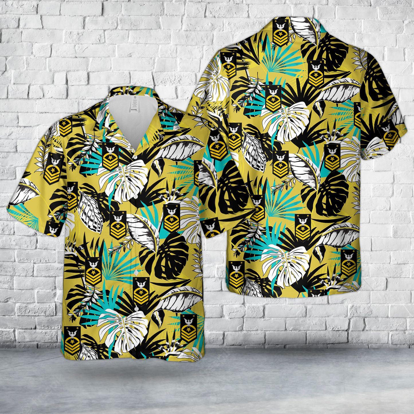 US Navy Rank E-9 Fleet Master Chief Petty Officer Hawaiian Shirt