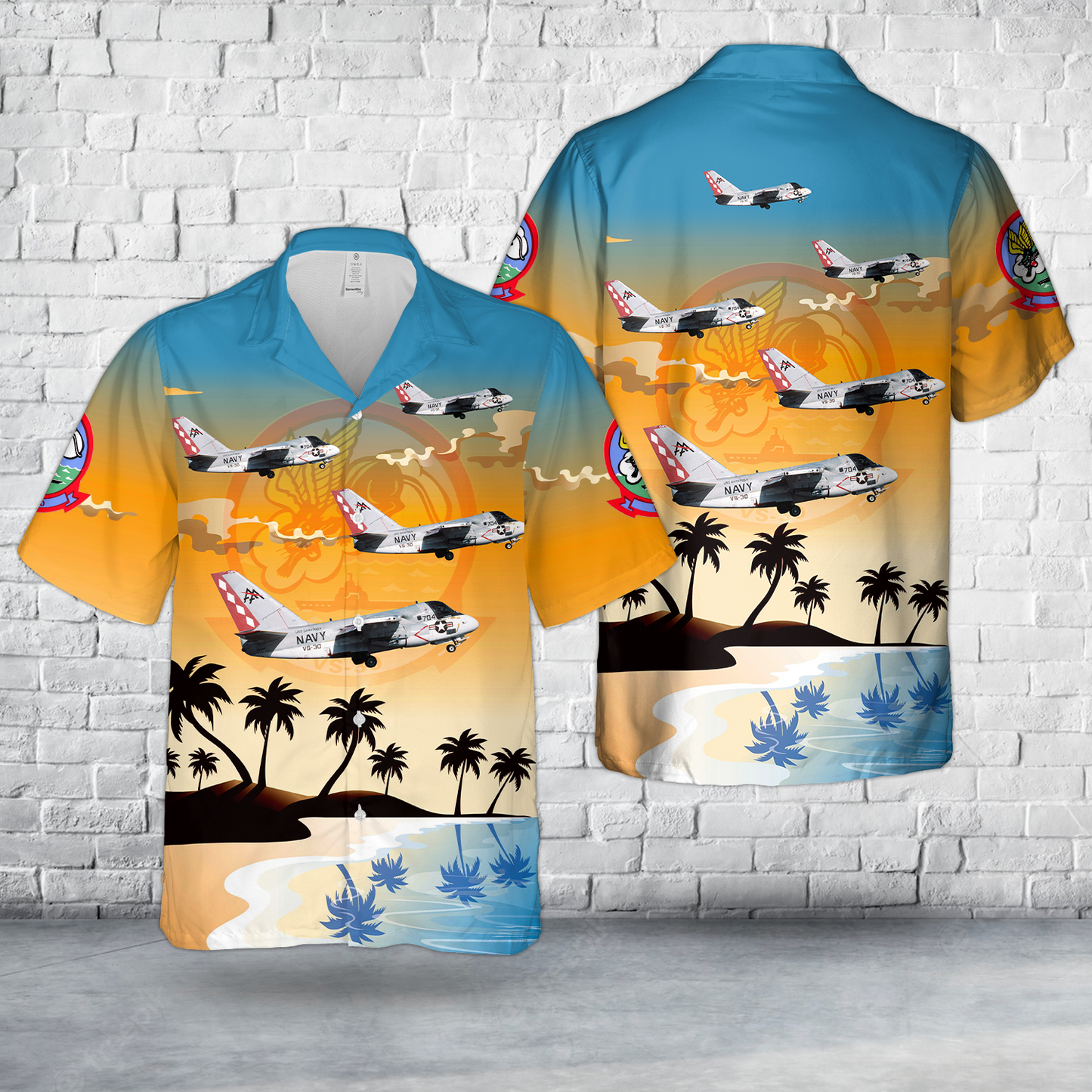 US Navy S-3A Viking of VS-30 Hawaiian Shirt