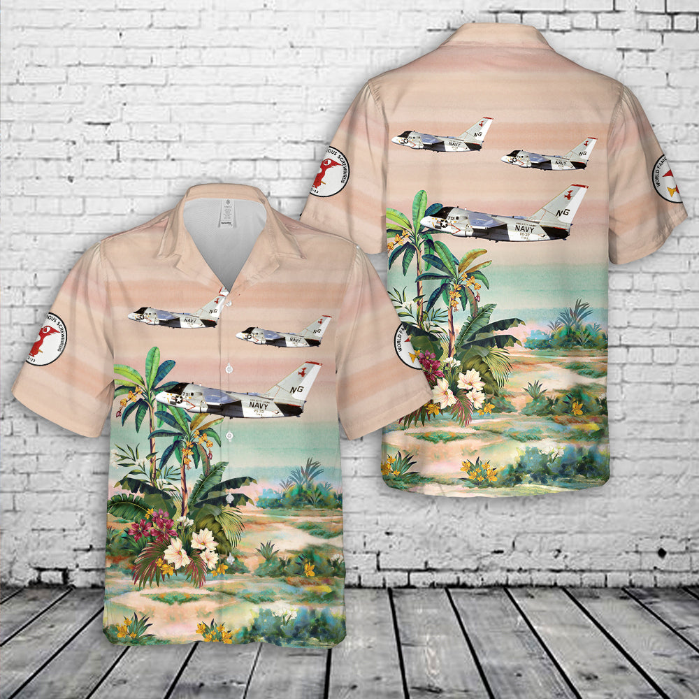 US Navy S-3A Viking of VS-33 Hawaiian Shirt