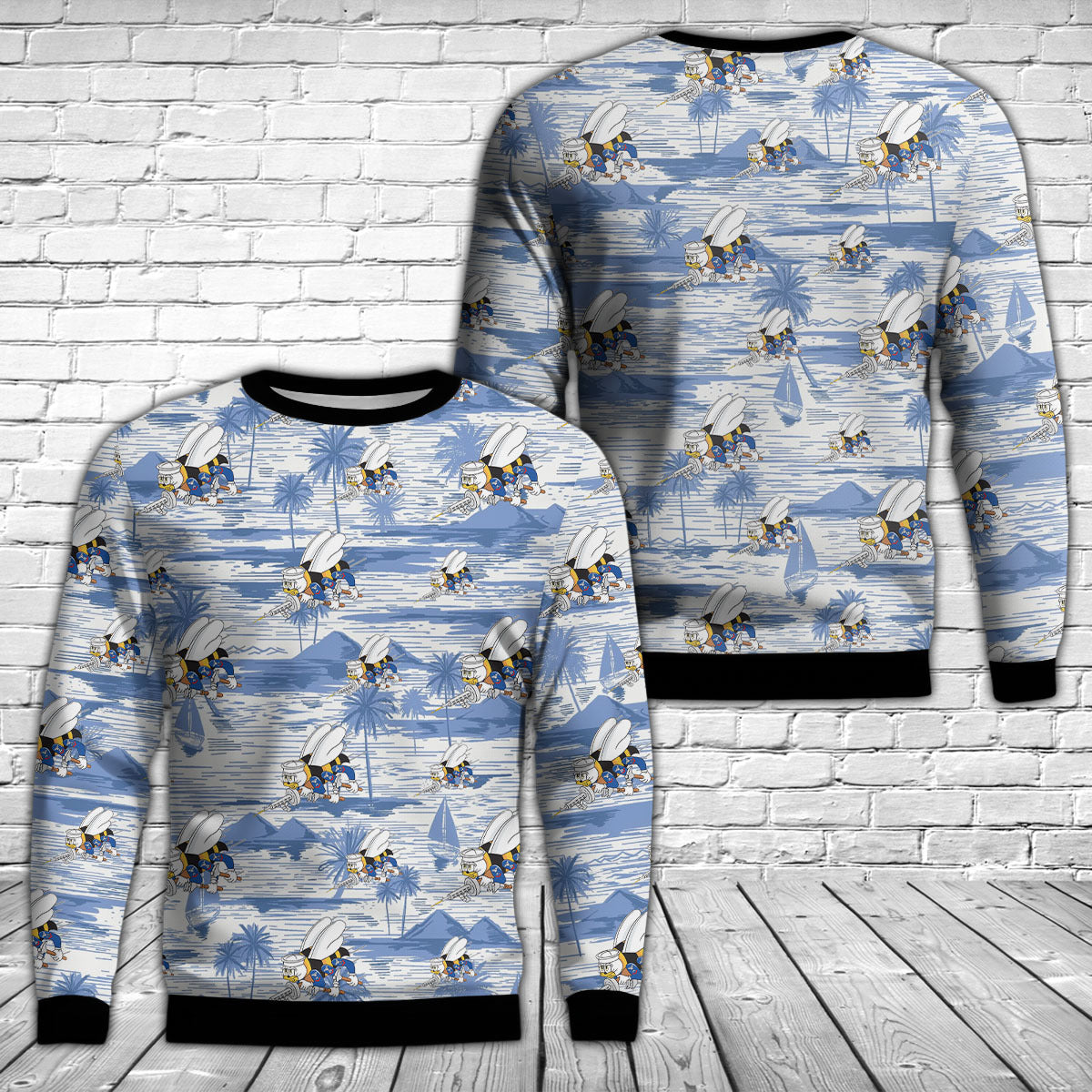 US Navy SEABEES Naval Construction Force (NCF) Christmas Sweater