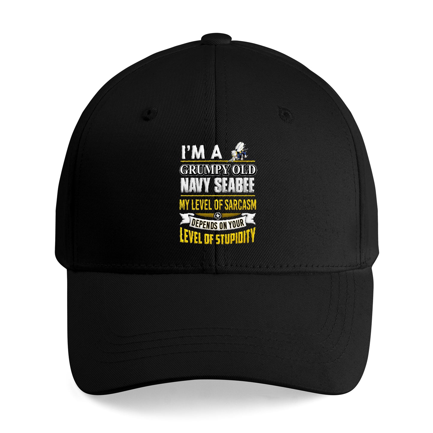 US Navy SEABEES Naval Construction Force (NCF) Embroidered Cap