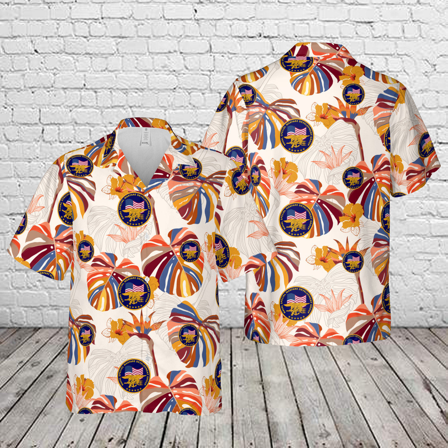 US Navy SEAL Team 6 - Naval Special Warfare Command (NSWC) Hawaiian Shirt