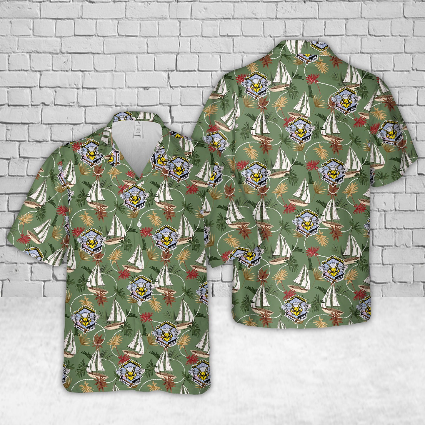US Navy Seabees We Build We Fight Hawaiian Shirt