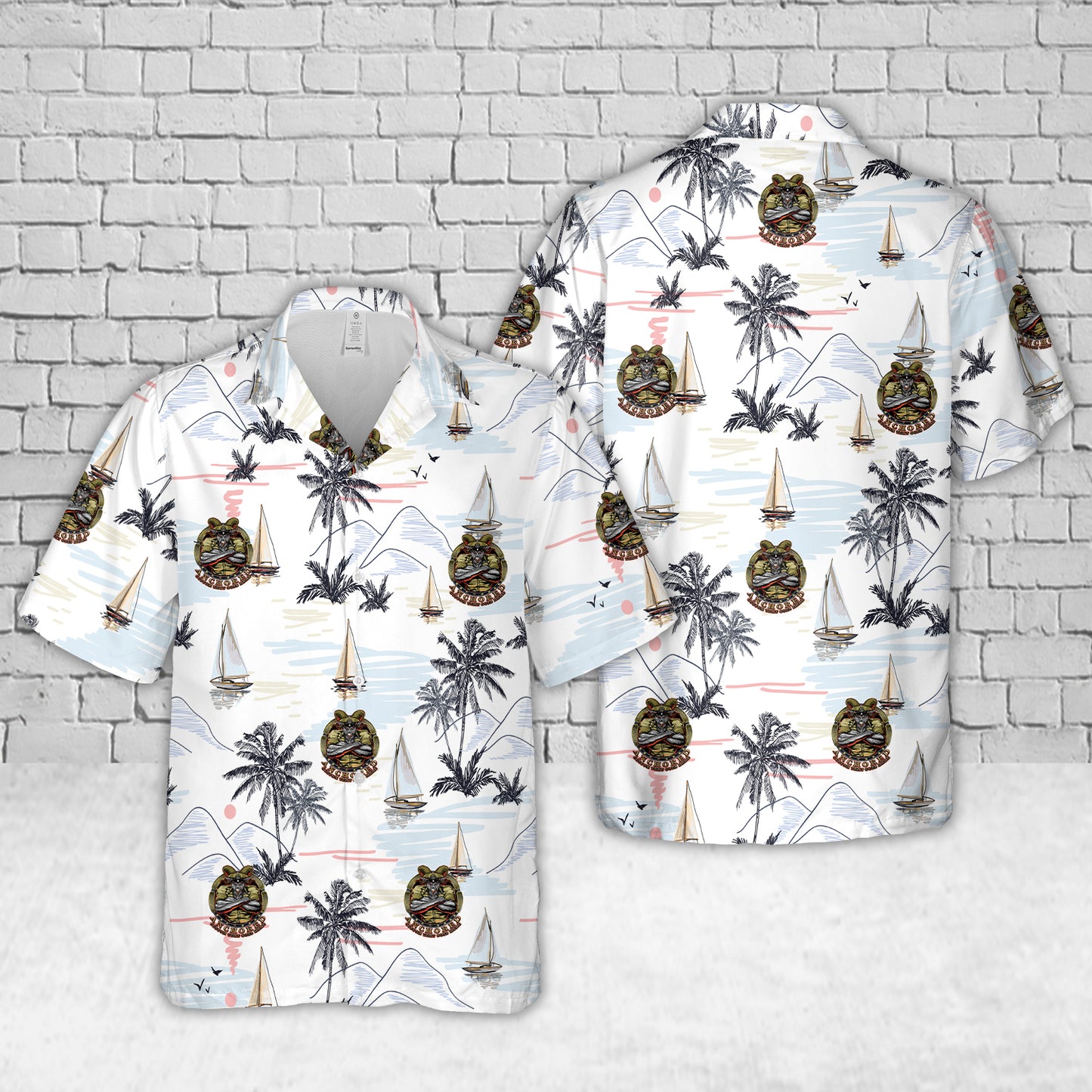 US Navy Senior Chief Goat Locker Hawaiian Shirt