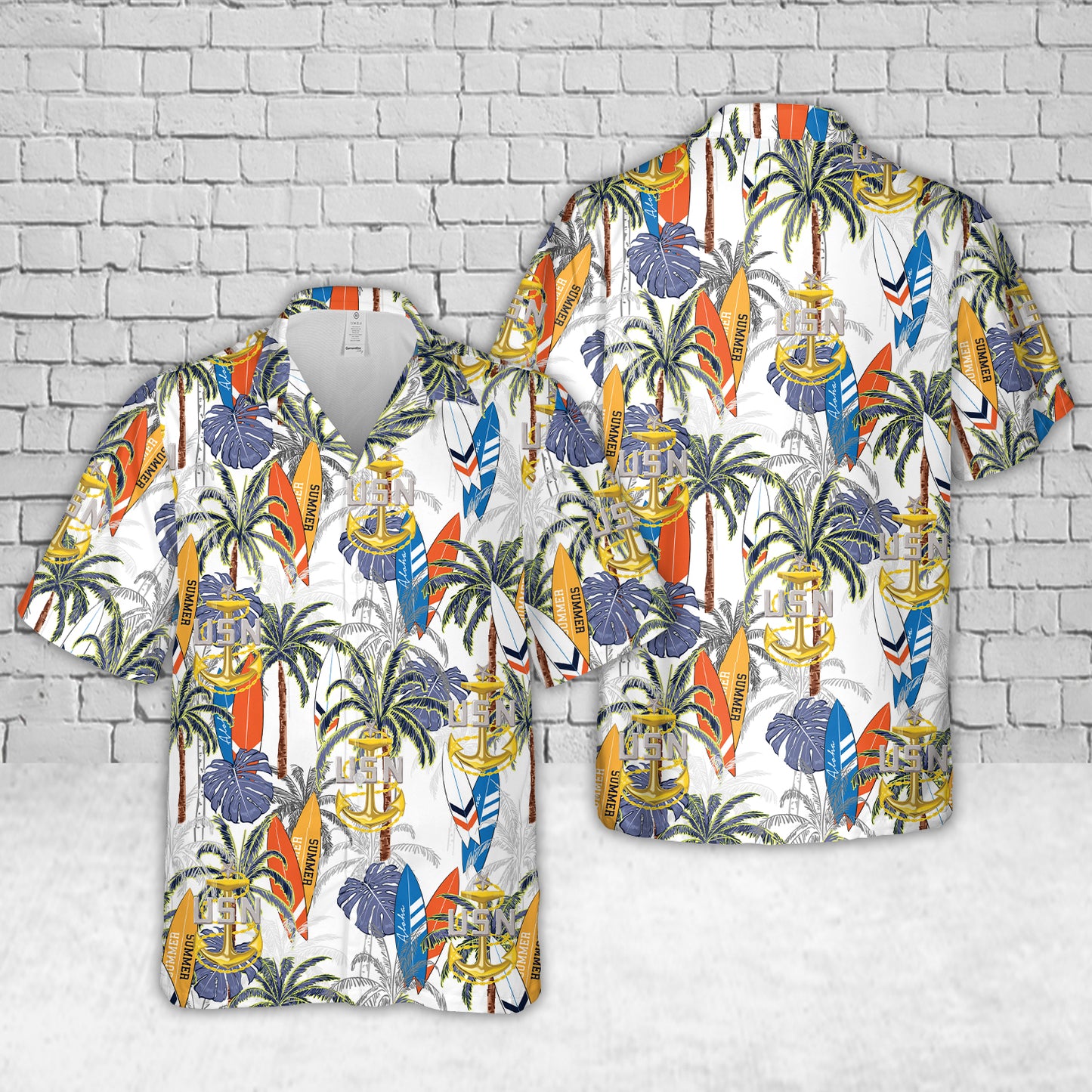 US Navy Senior Chief Petty Officer (SCPO) Hawaiian Shirt