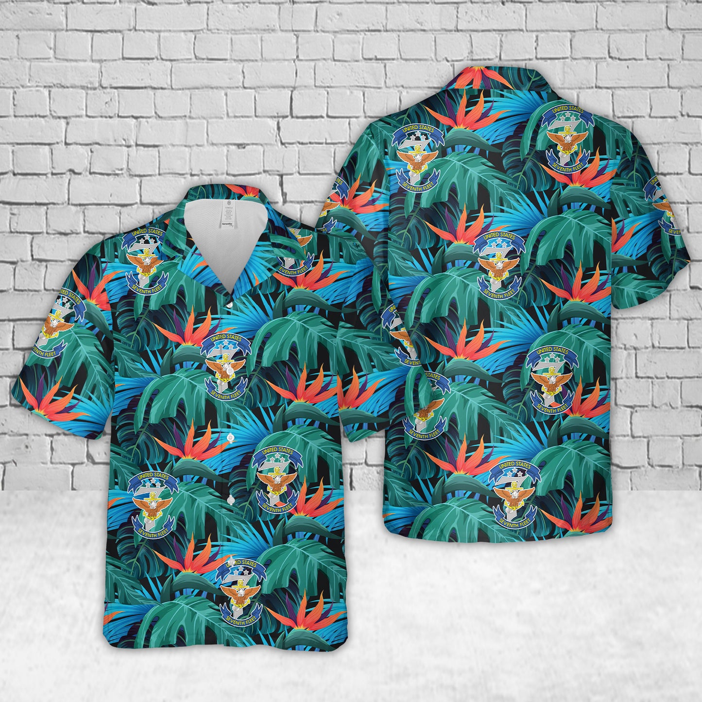 US Navy Seventh Fleet Hawaiian Shirt