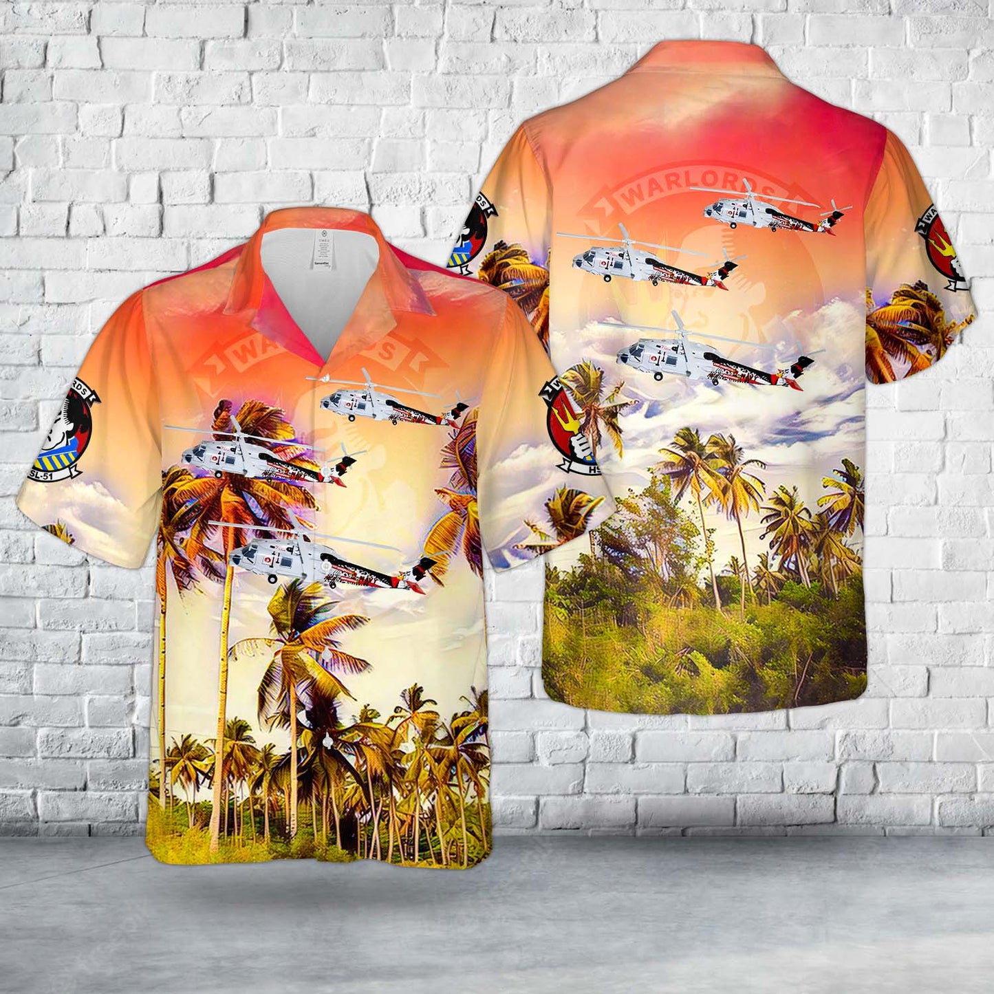 US Navy Sikorsky SH-60B Seahawk, HSL-51 Warlords (2011), Hawaiian Shirt