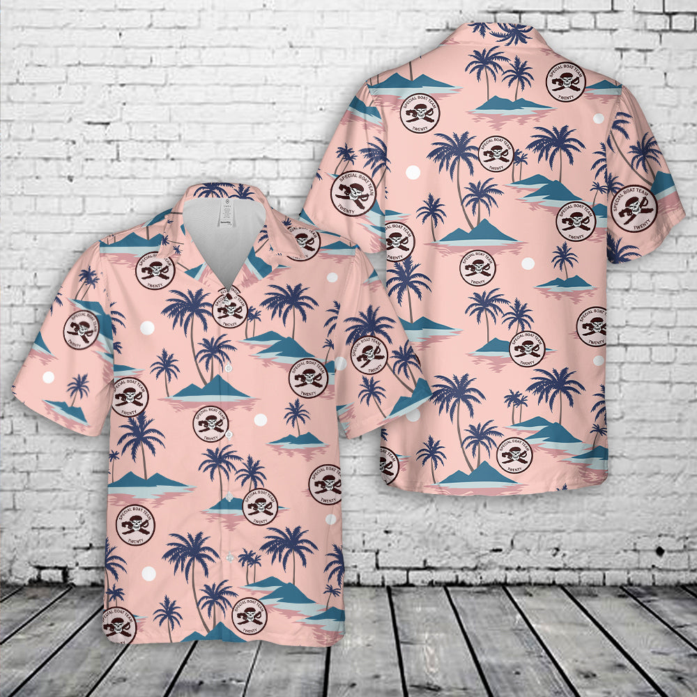 US Navy Special Boat Team 20 (SBT-20) Hawaiian Shirt