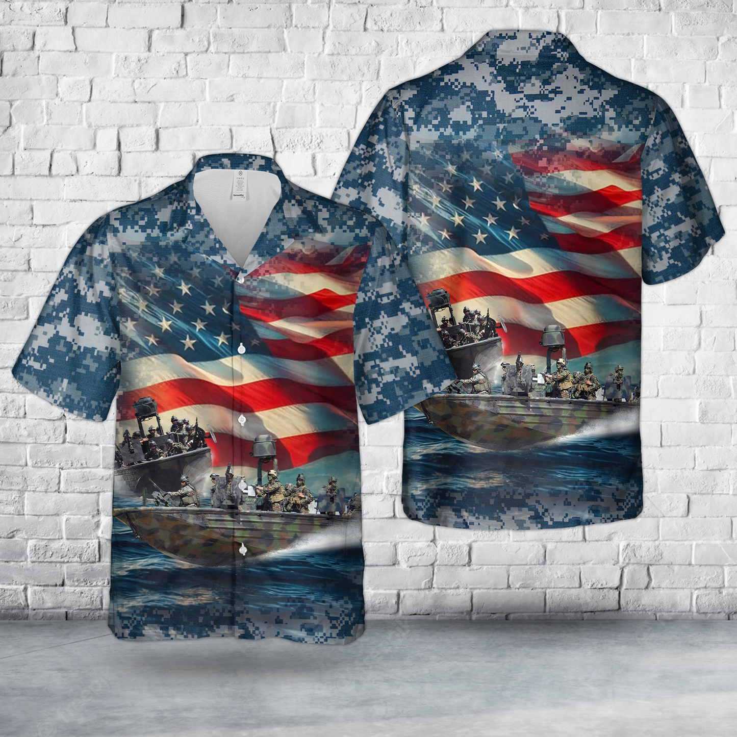 US Navy Special Operations Craft - Riverine Hawaiian Shirt