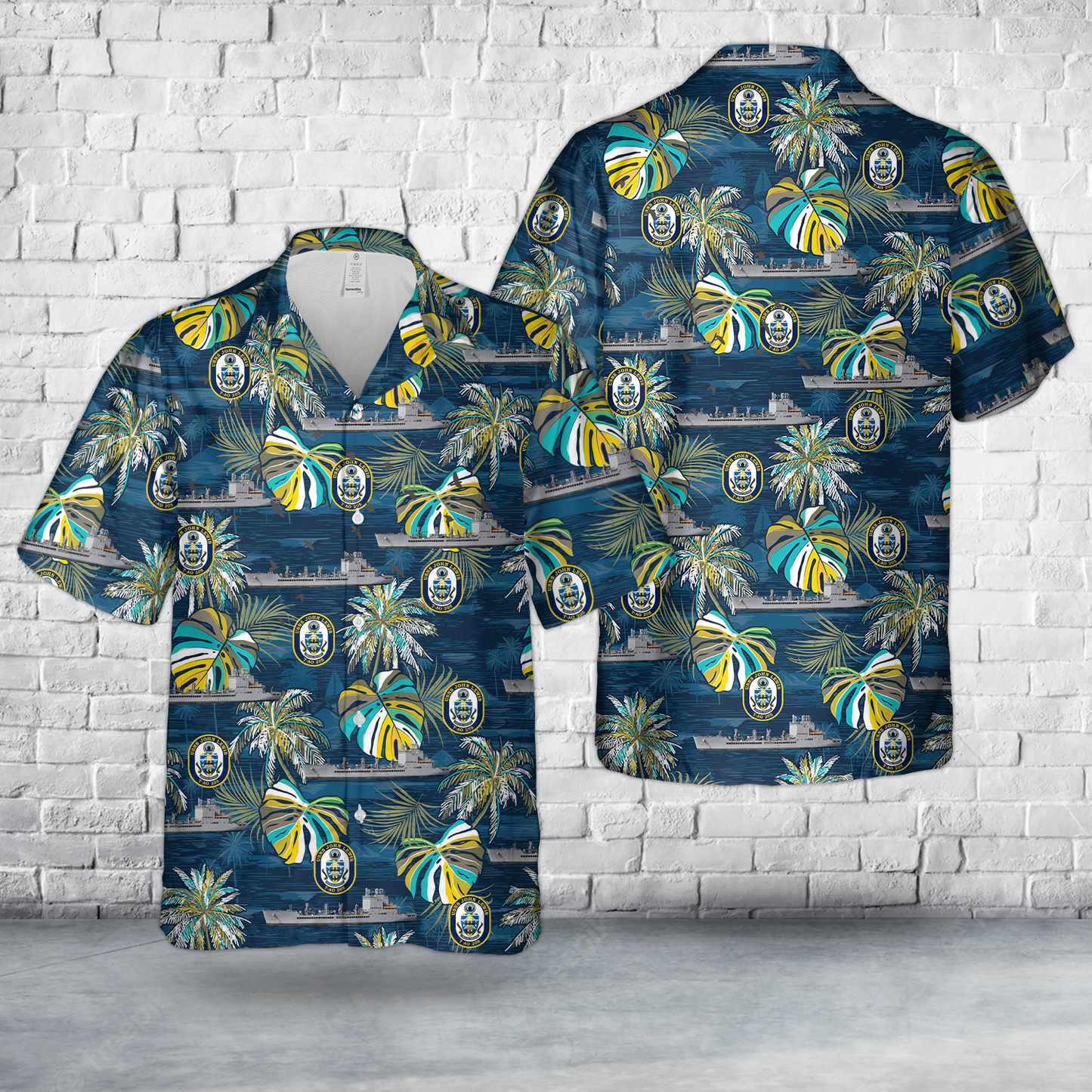 US Navy USNS John Lewis (T-AO-205) John Lewis-class replenishment oiler Hawaiian Shirt
