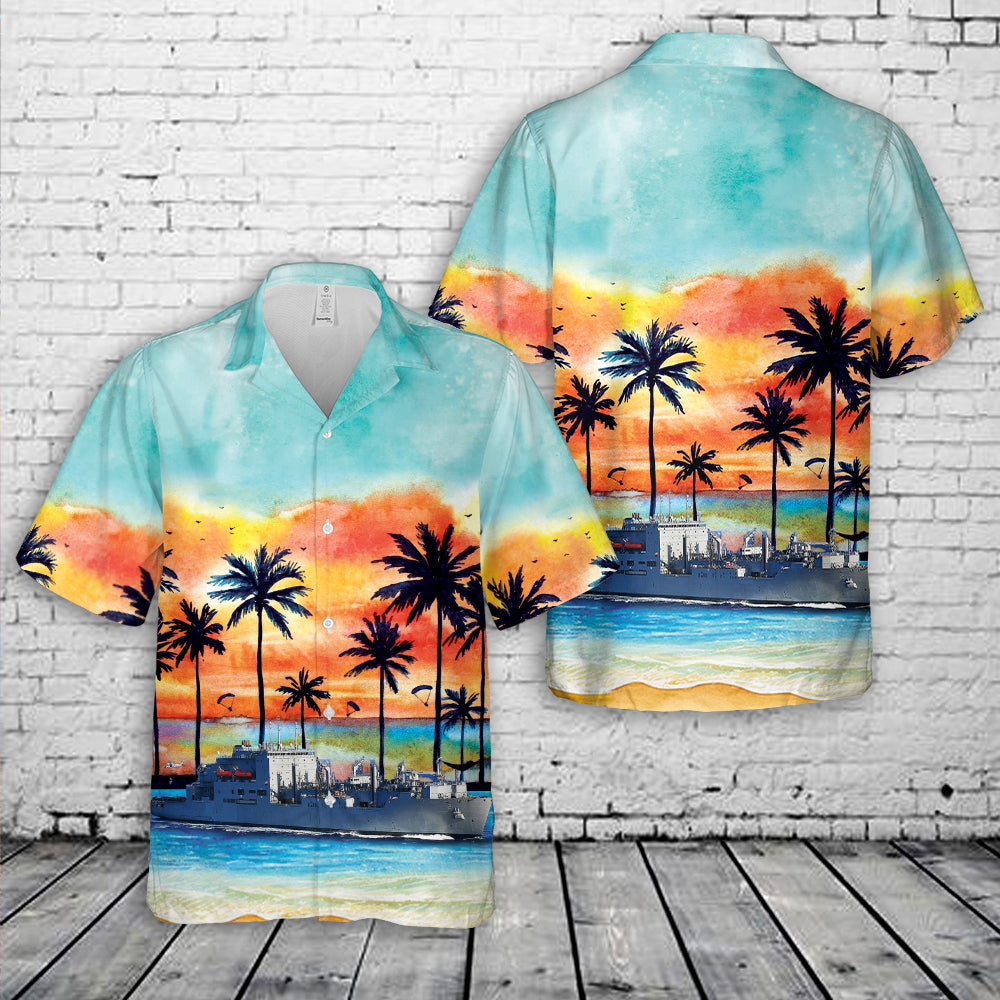 US Navy USNS Sacagawea (T-AKE-2) Hawaiian Shirt
