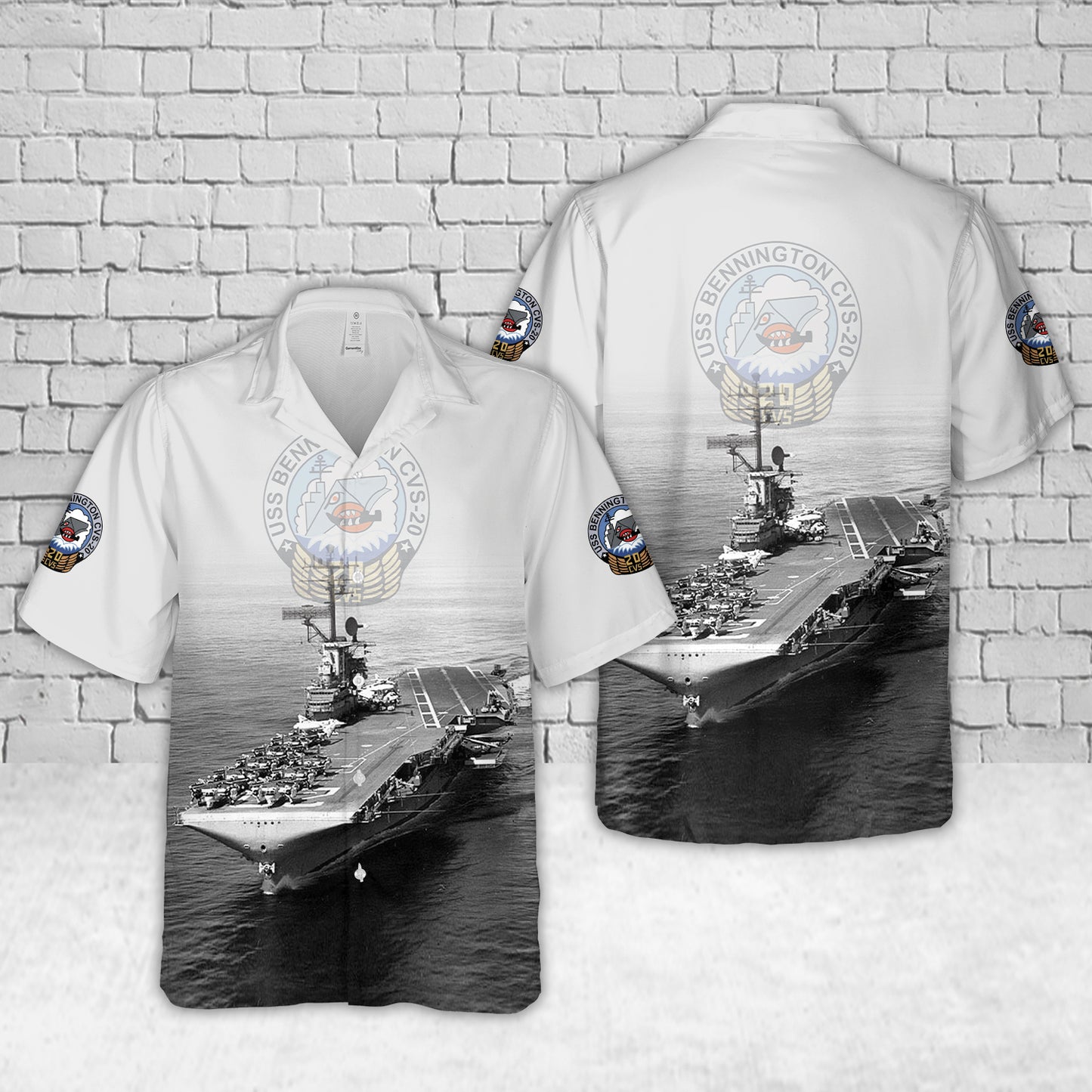 US Navy USS Bennington (CV/CVA/CVS-20) Hawaiian Shirt