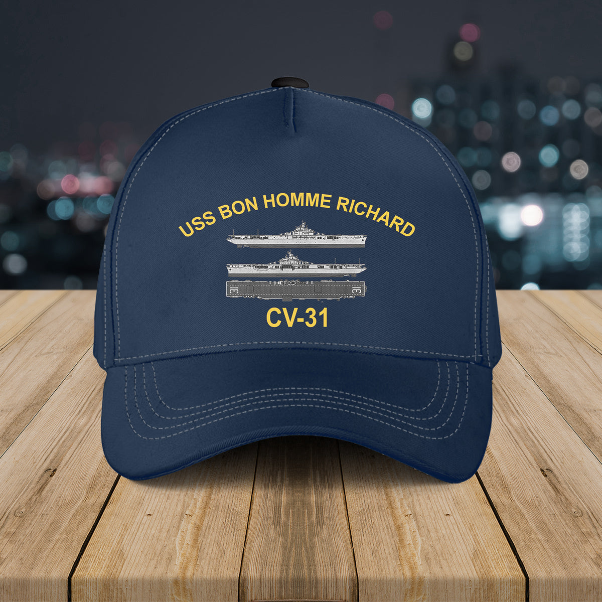 US Navy USS Bon Homme Richard (CV-31) Baseball Cap