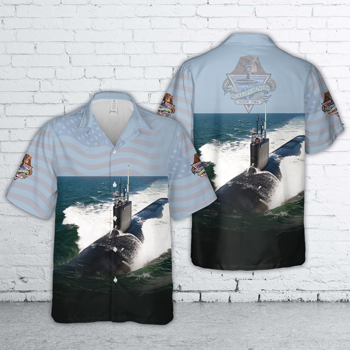 US Navy USS California (SSN-781) Hawaiian Shirt