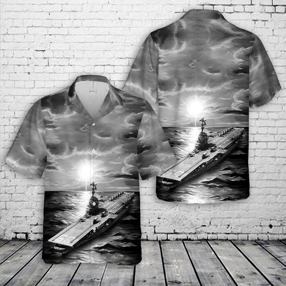 US Navy USS Lake Champlain (CV/CVA/CVS-39) Hawaiian Shirt